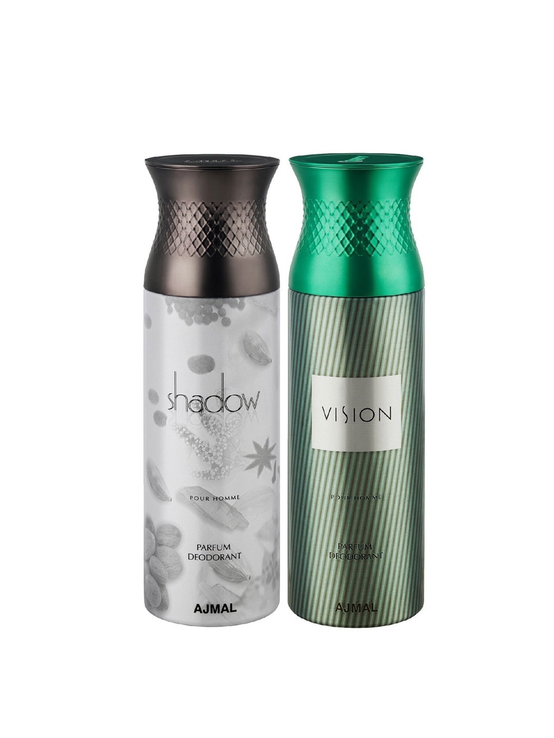 

Ajmal Set Of 2 Shadow Homme & Vision Spray 200 ml, Green