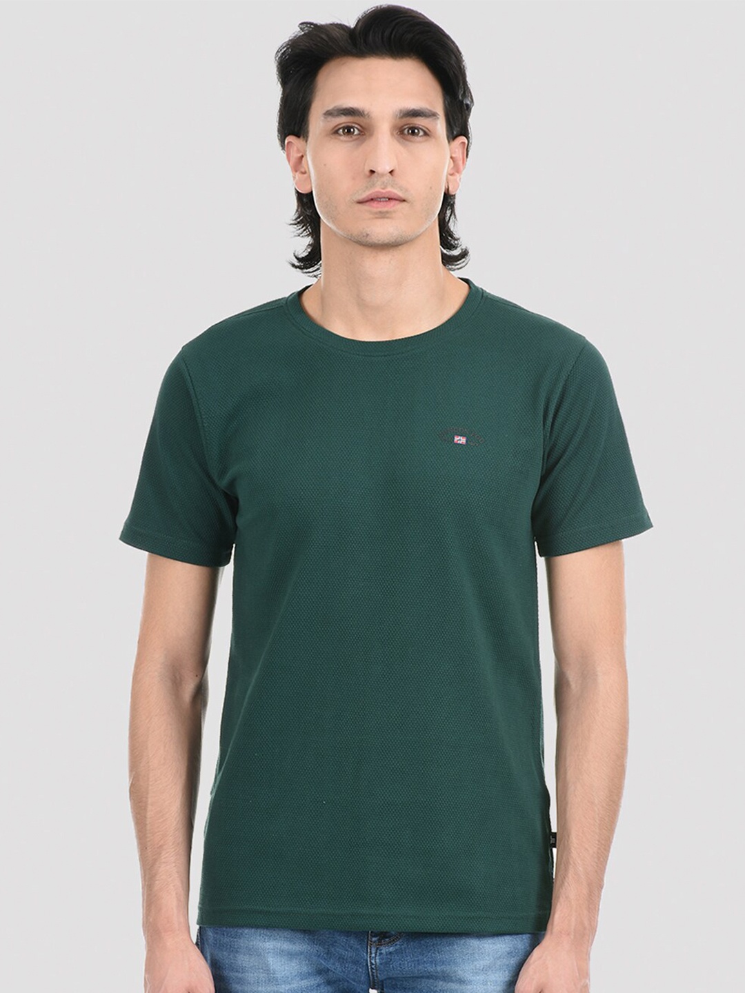 

LONDON FOG Men Green T-shirt