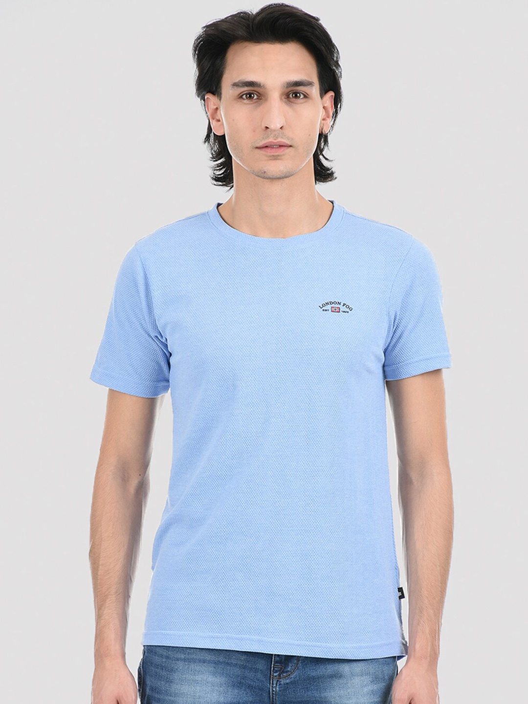 

LONDON FOG Men Blue T-shirt