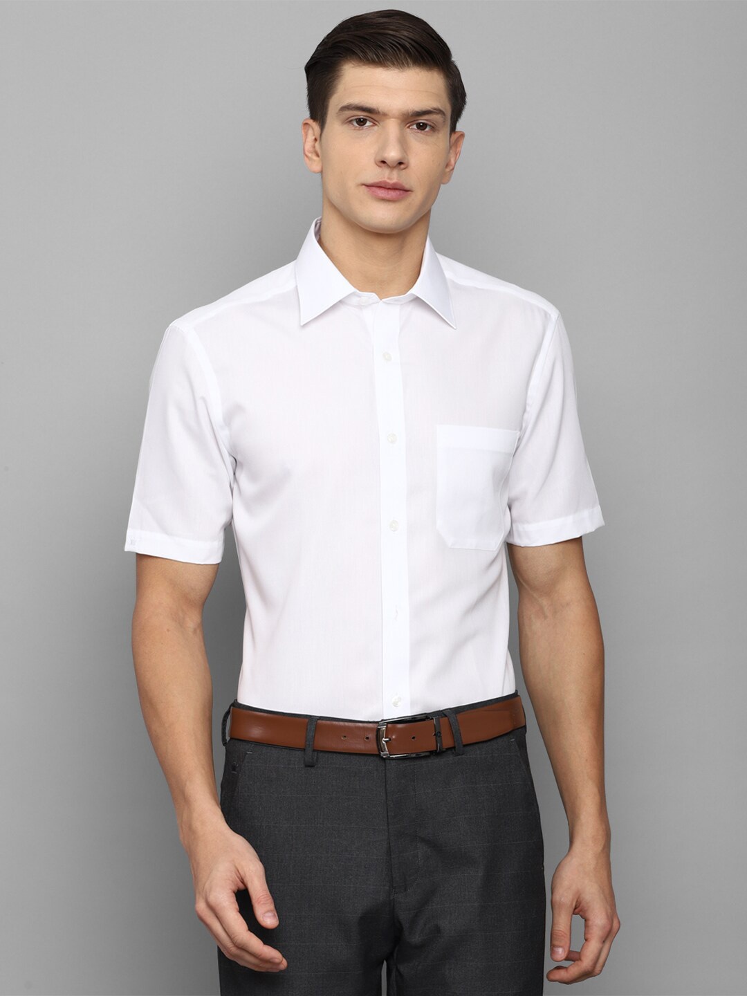 

Louis Philippe Men White Formal Shirt