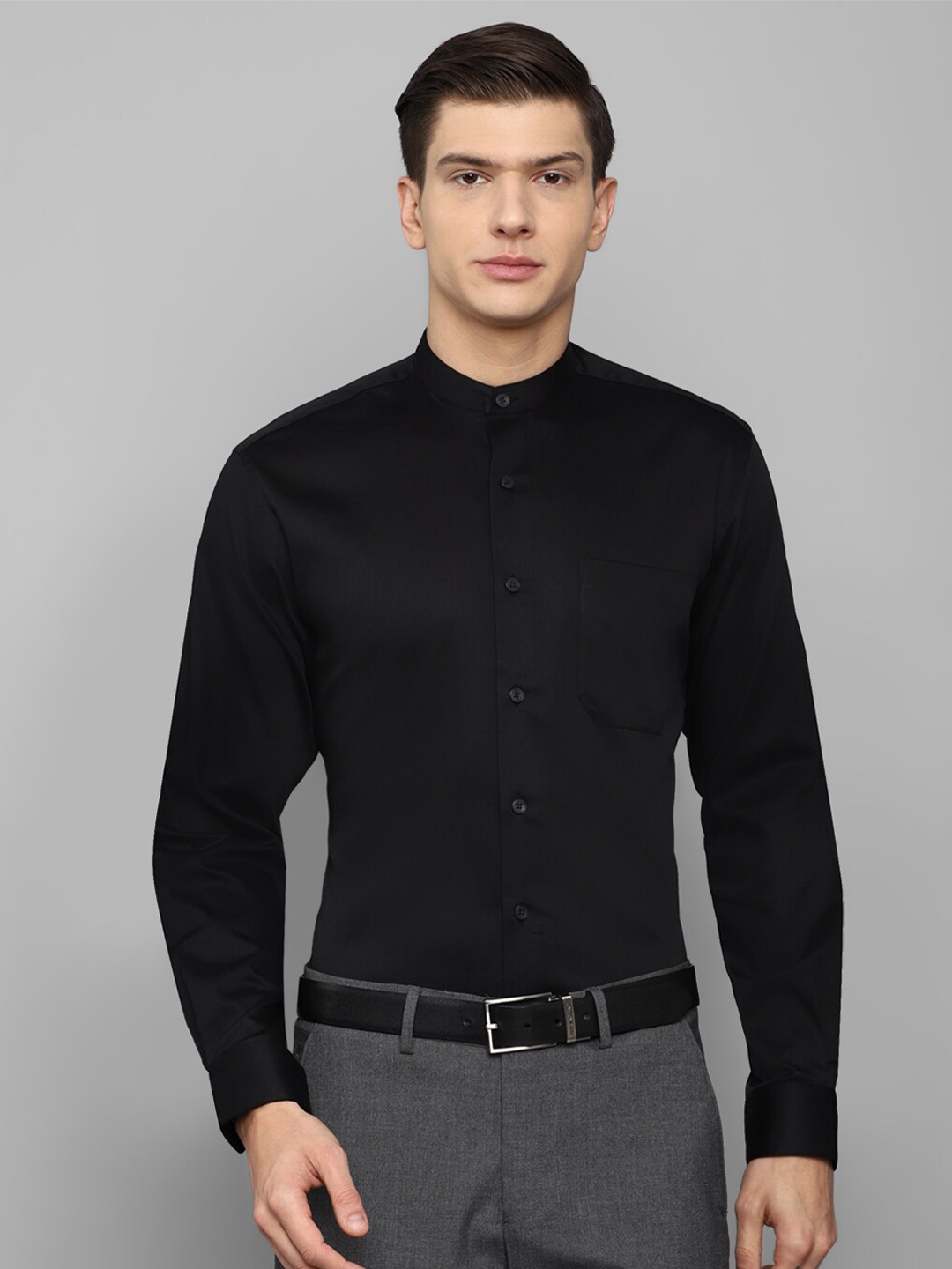 

Louis Philippe Men Black Slim Fit Formal Shirt