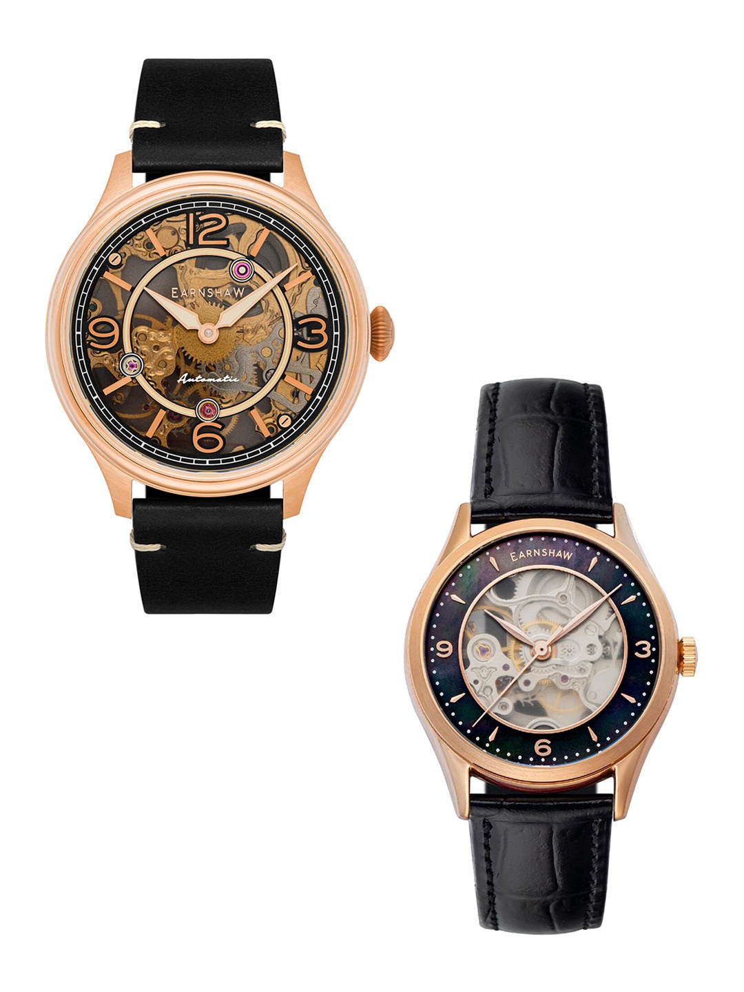 

EARNSHAW Black Couple Watch Gift Set ES-8231-SET-03