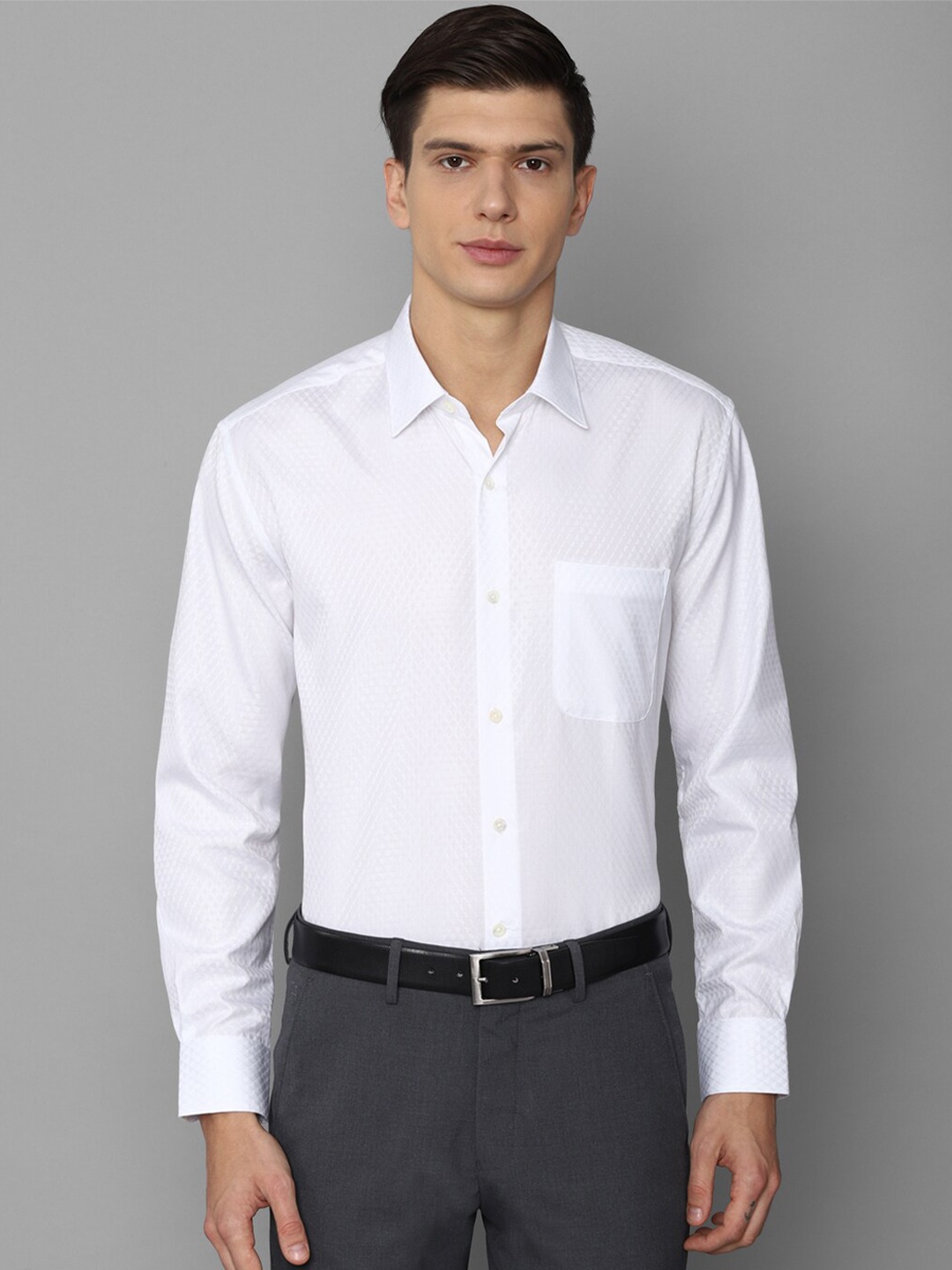 

Luxure by Louis Philippe Men White Formal Shirt