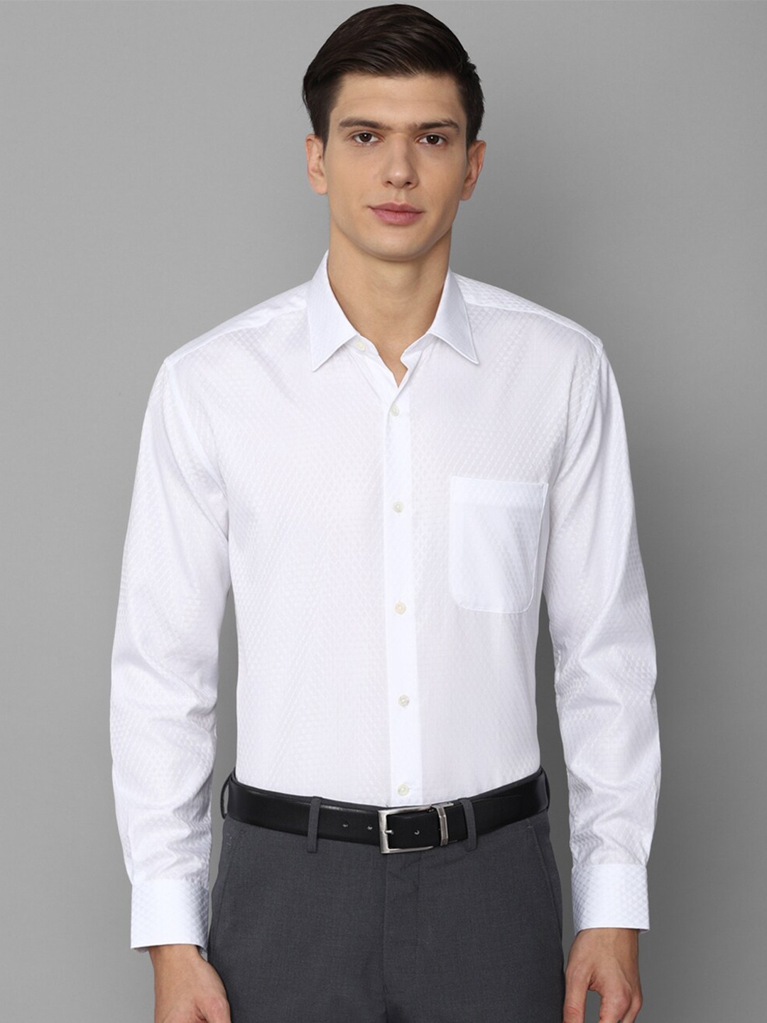 

Luxure by Louis Philippe Men White Formal Shirt
