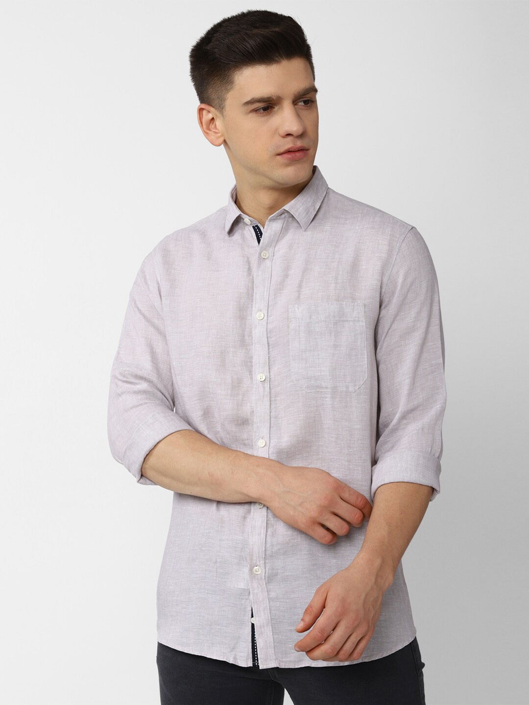 

Van Heusen Sport Men Grey Slim Fit Casual Shirt