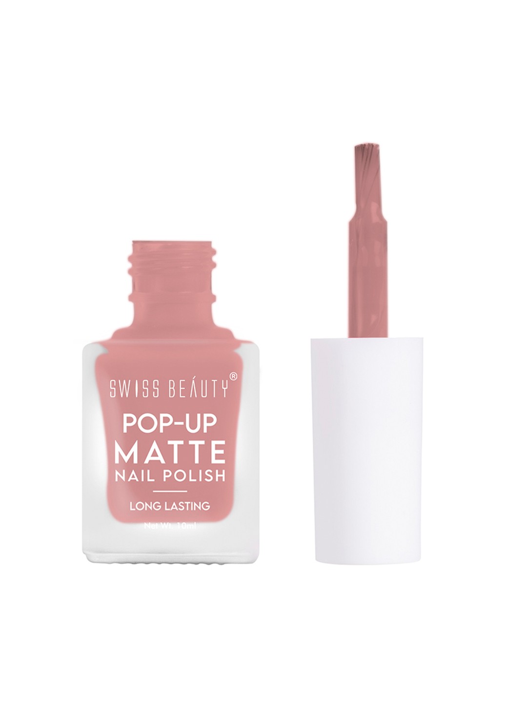 

SWISS BEAUTY Pop-Up Matte Nail Polish 10 ml - Shade 39, Peach