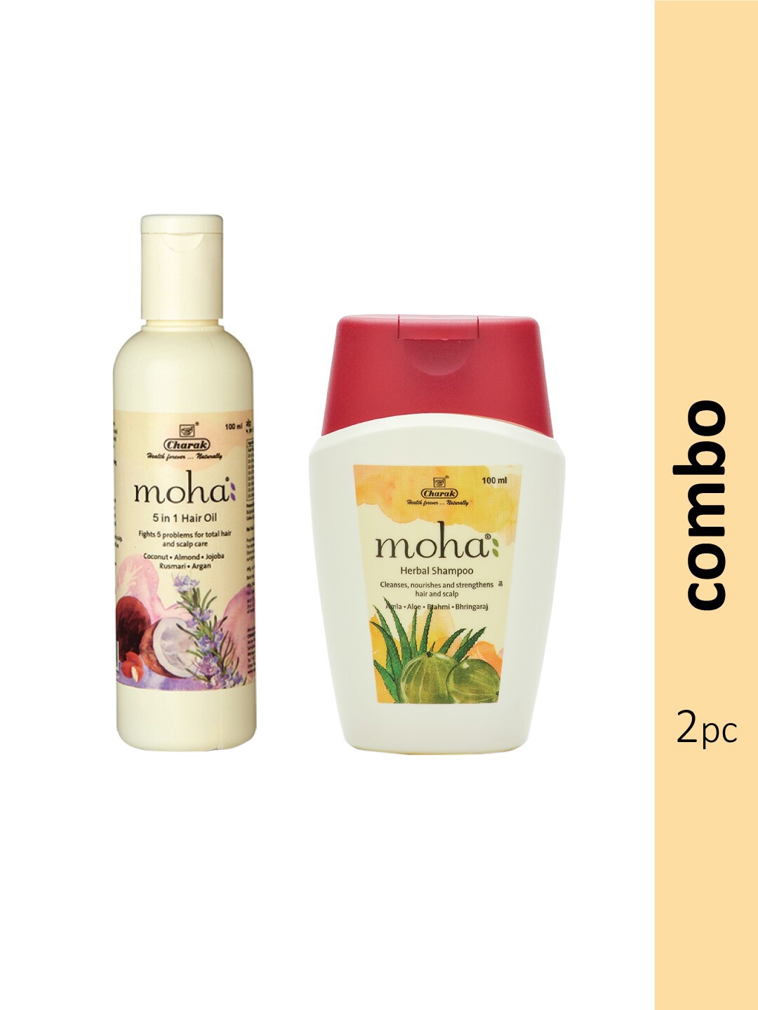 

moha 2 Pieces Hair Care Kit, Off white