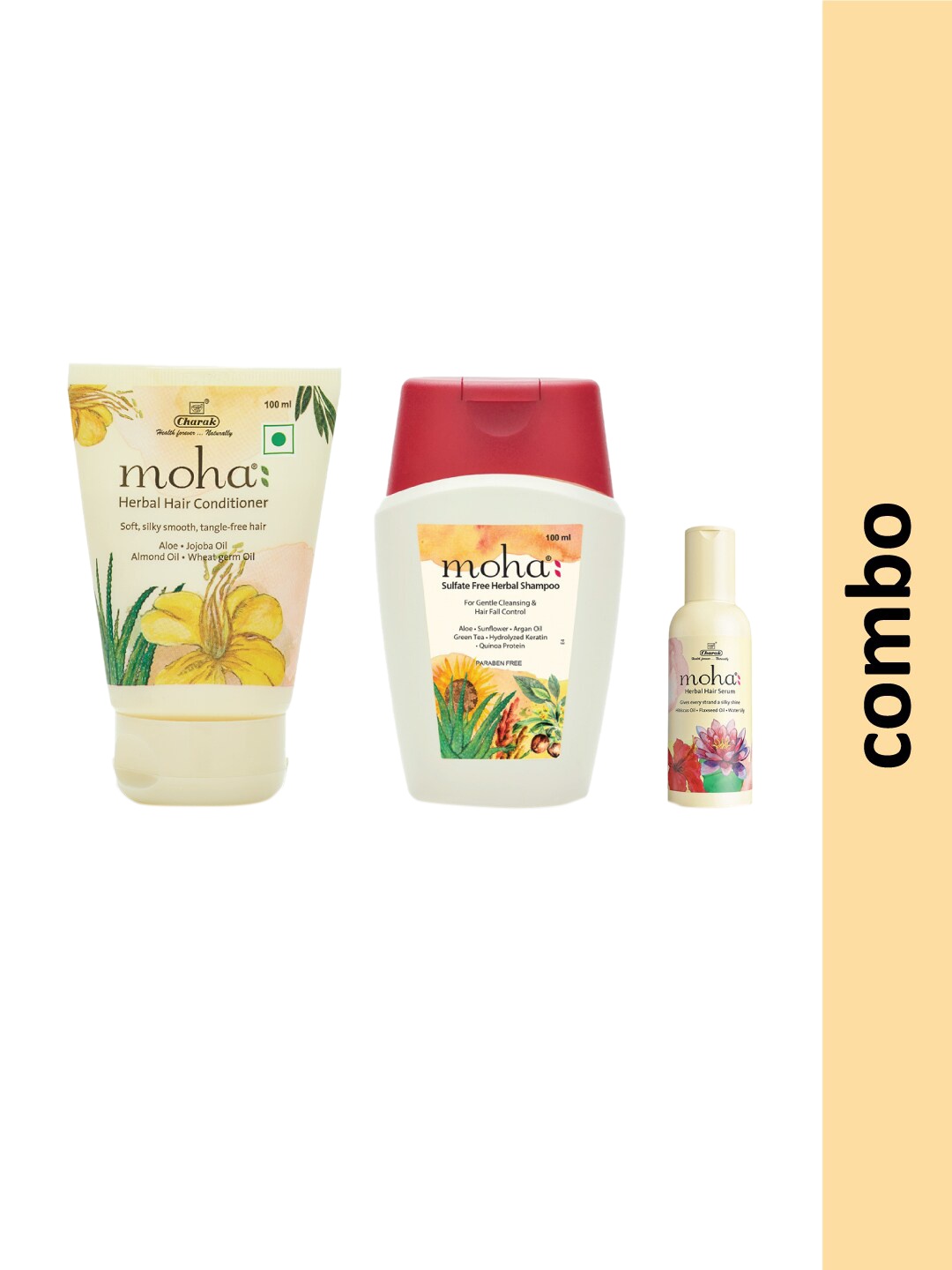 

moha 3 Pieces Hair Care Kit, Off white