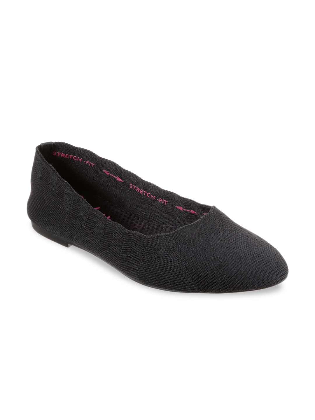 

Skechers Women Black Solid Ballerinas Flats