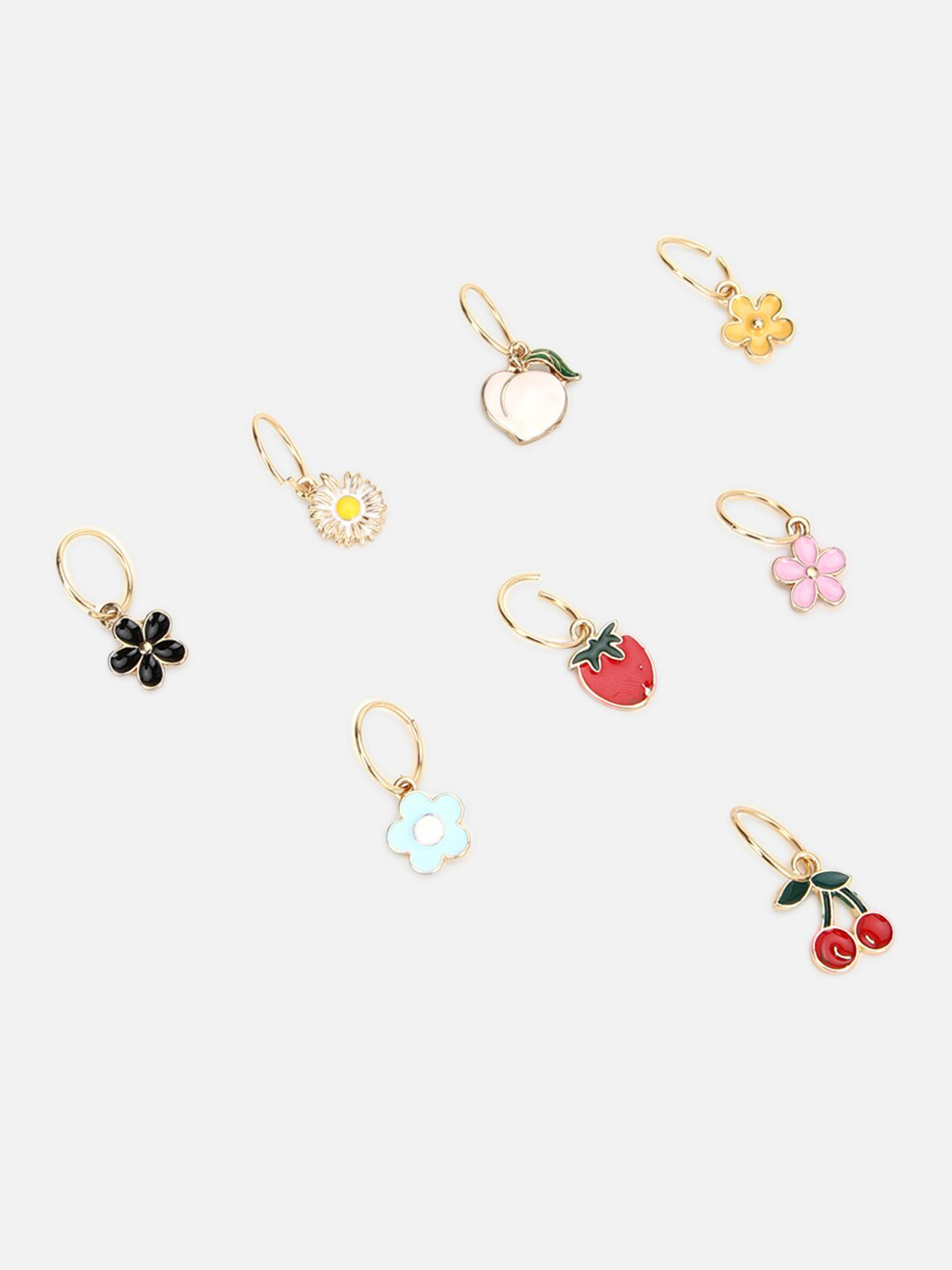 

FOREVER 21 Women Set Of 8 Multicoloured Hair Accessory, Multi