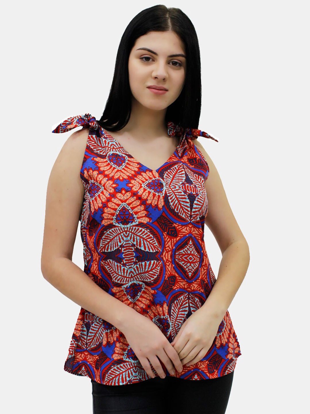 

LastInch Multicoloured & blood Print Top, Multi