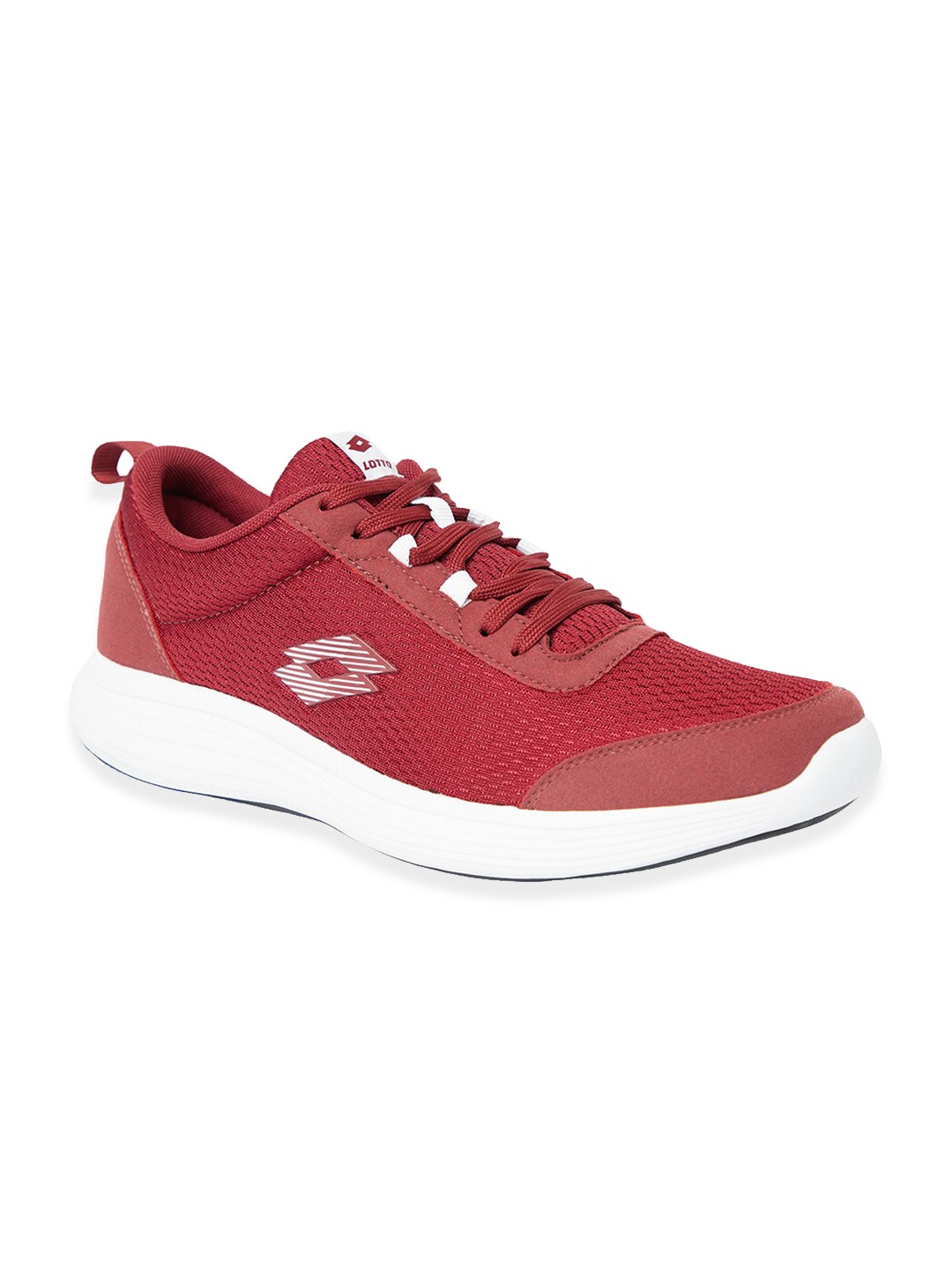 

Lotto Men Red Mesh Running Non-Marking Shoes