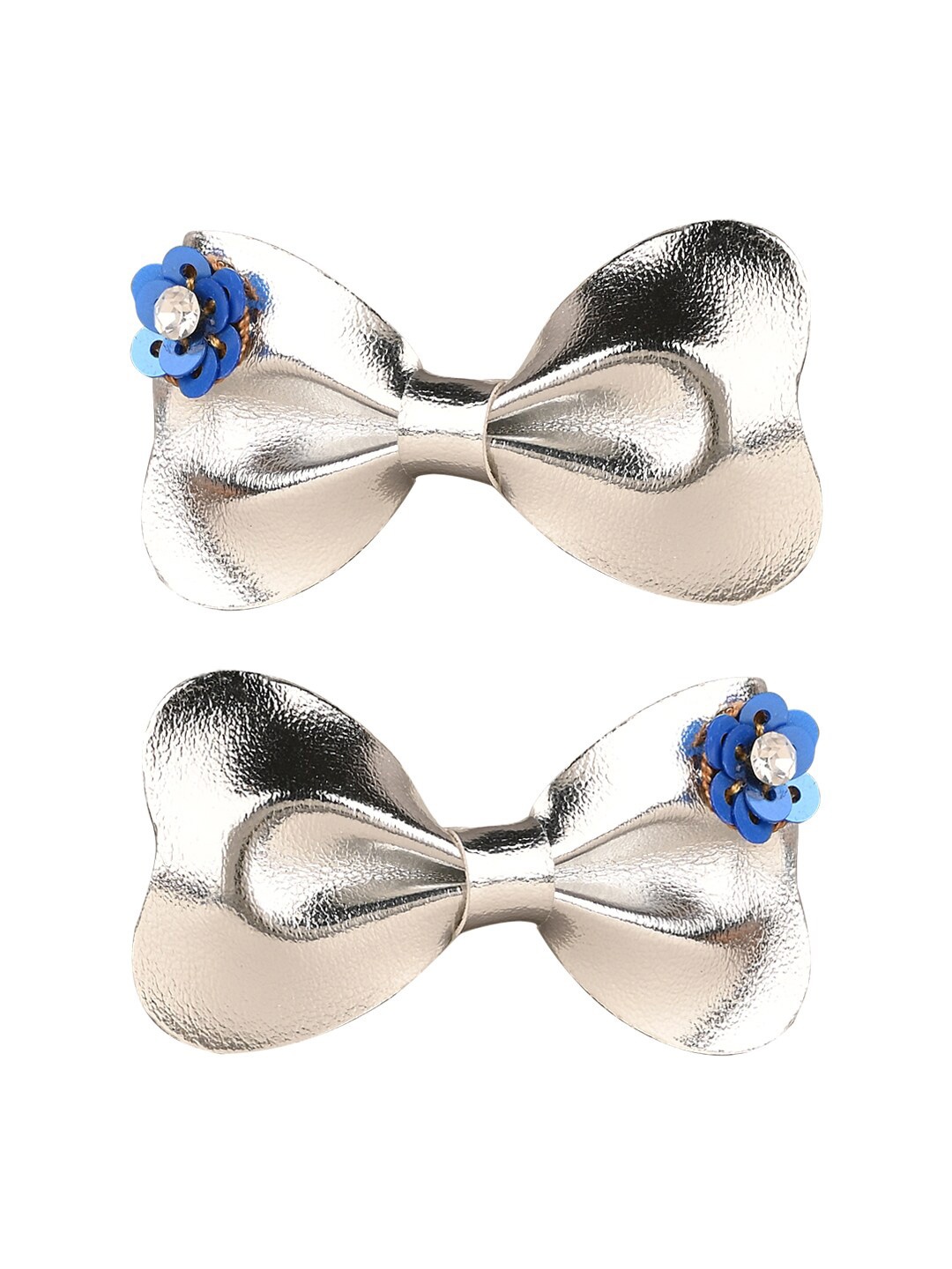 

Aye Candy Girls Silver & Blue Embellished Alligator Hair Clip