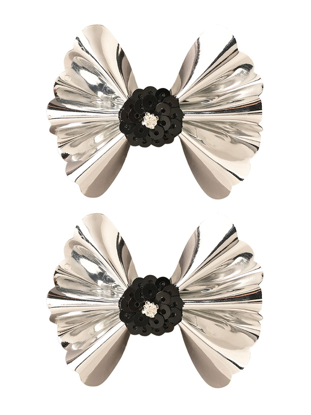 

Aye Candy Girls Silver-Toned Embellished Alligator Hair Clip