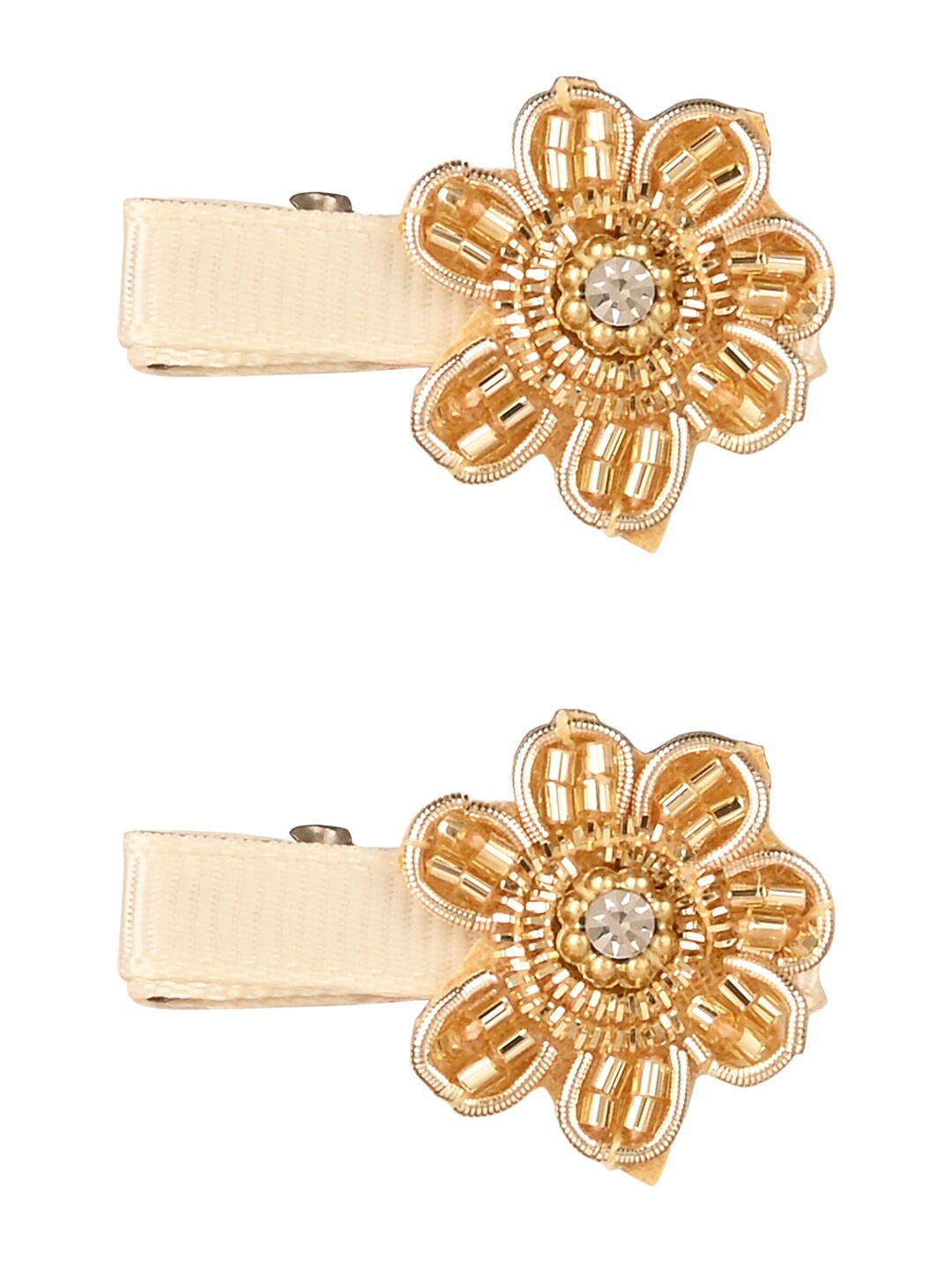 

Aye Candy Girls Gold-Toned Embellished Alligator Hair Clip