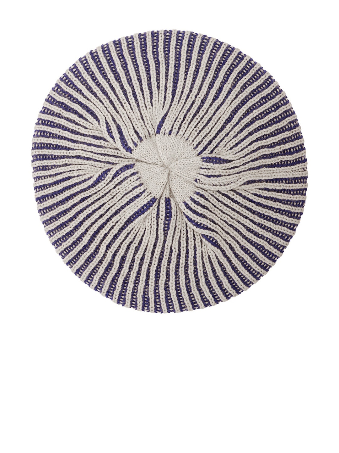 

Bharatasya Women Knitted Beret, Blue