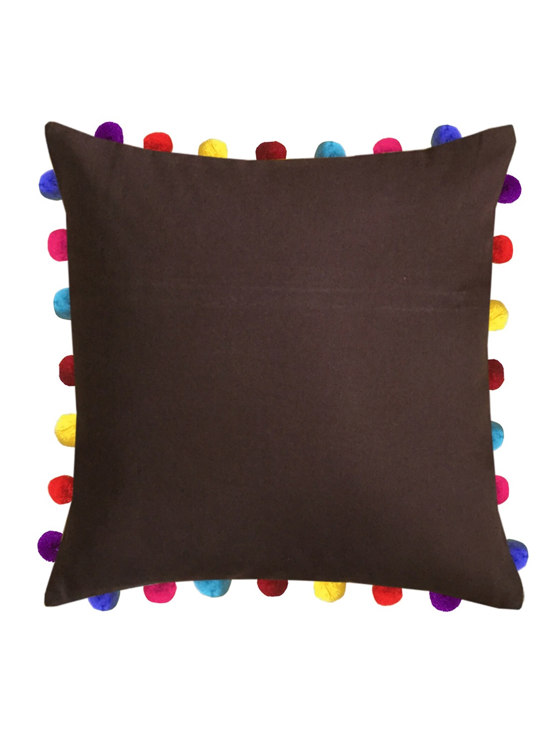 

Lushomes Brown & Blue Square Cushion Covers