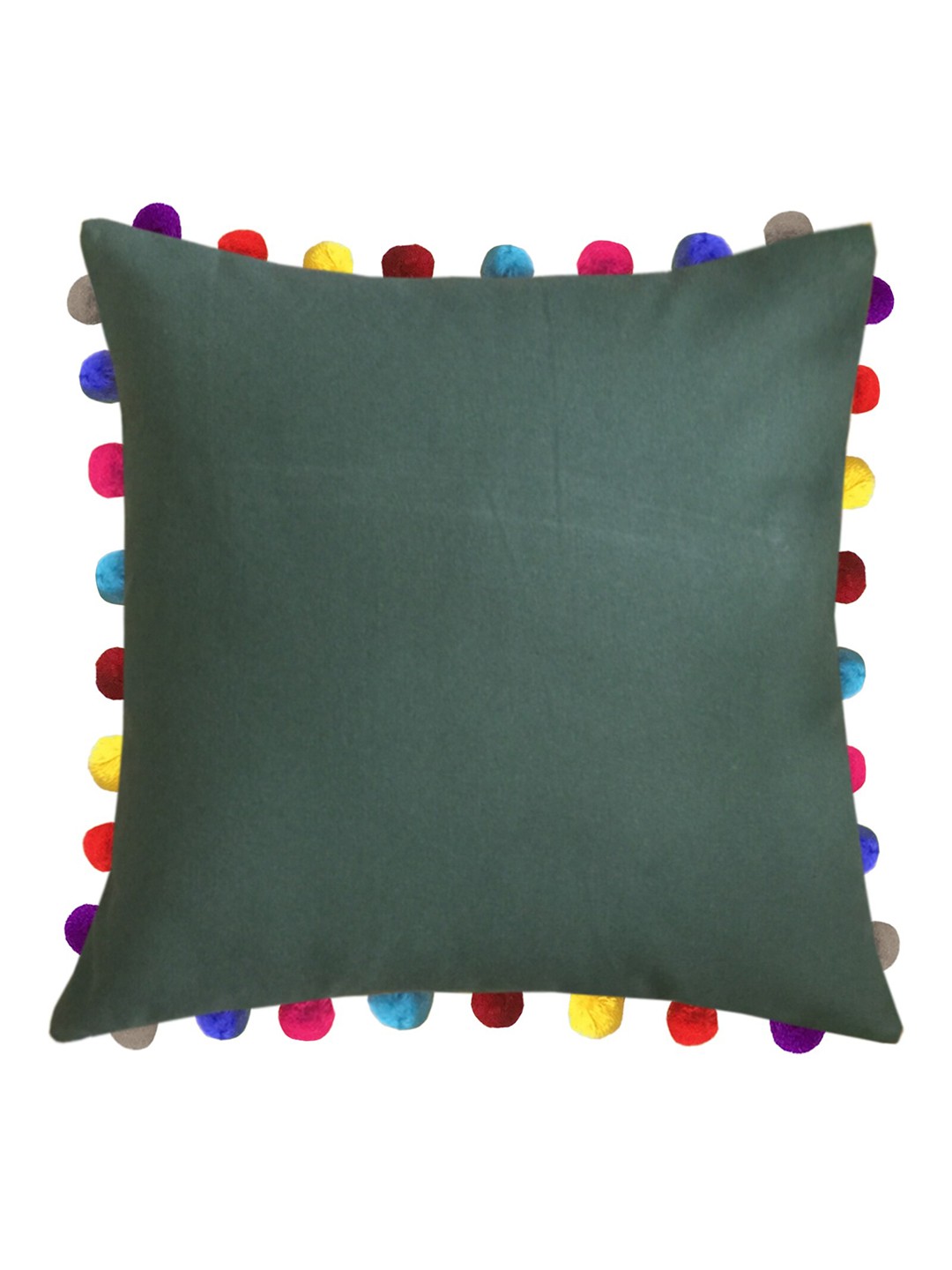 

Lushomes Green & Mustard Square Cushion Covers