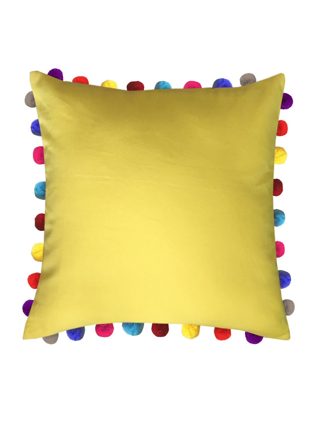 

Lushomes Yellow & Blue Square Cushion Covers