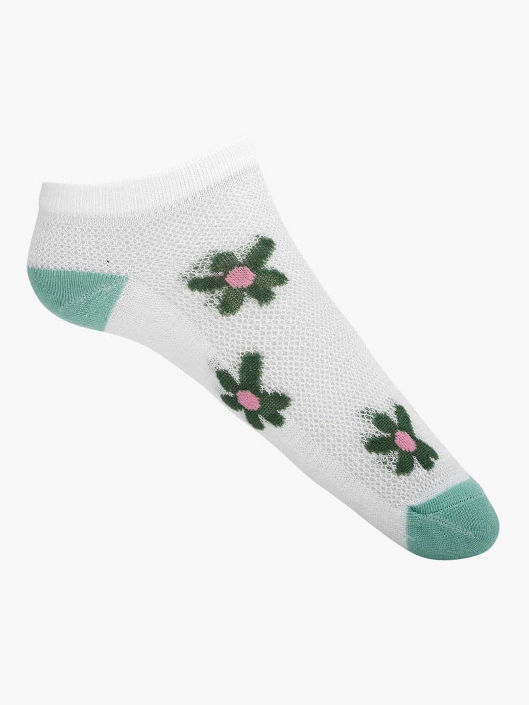 

FOREVER 21 Women Assorted Ankle-Length Socks, Cream