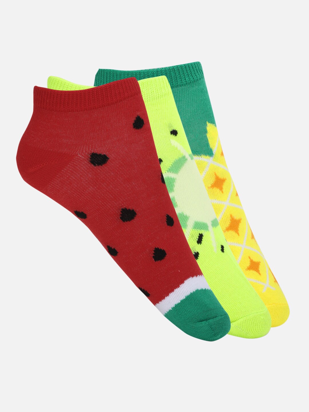 

FOREVER 21 Set of 3 Assorted Ankle Length Socks