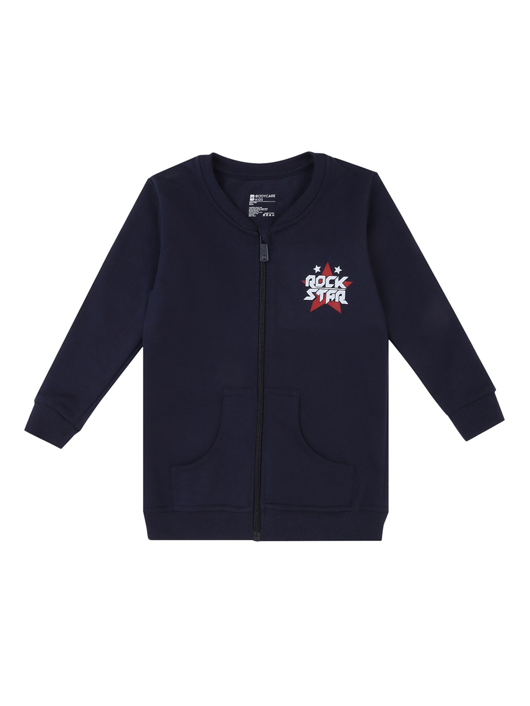 

Bodycare Boys Navy Blue Bomber with Embroidered Jacket