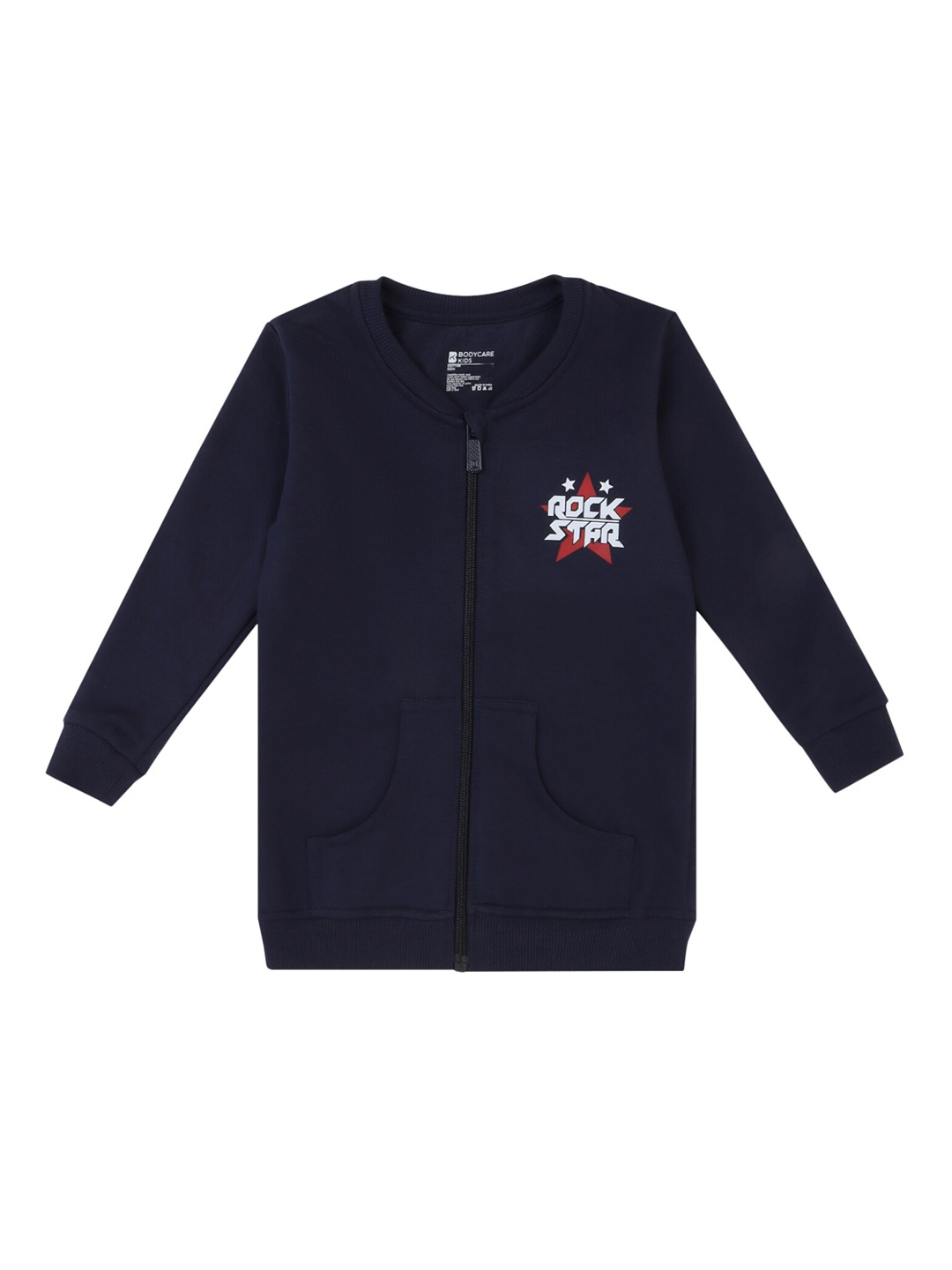 

Bodycare Boys Navy Blue Bomber with Embroidered Jacket