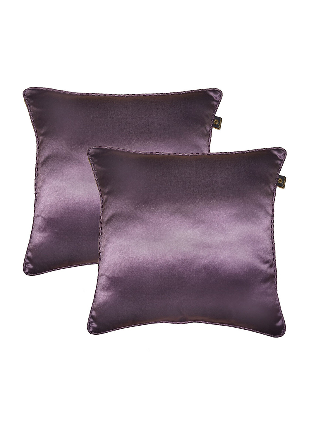 

Lushomes Purple Set of 2 Square Cushion Covers