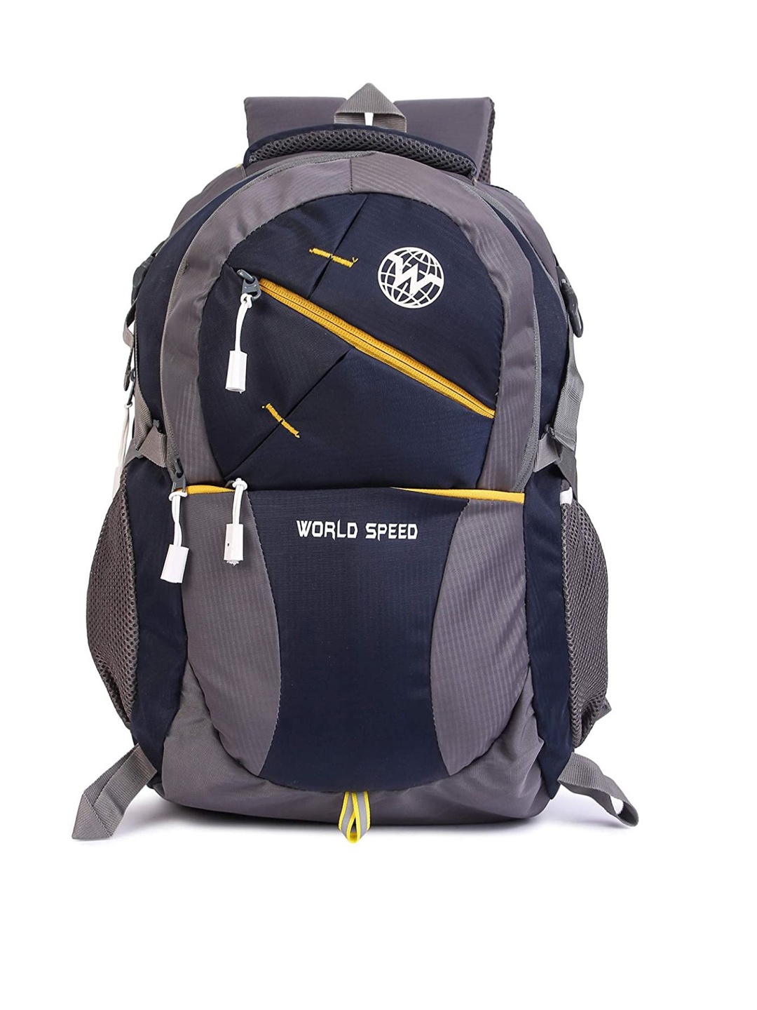 

WORLD SPEED Unisex Black Backpacks