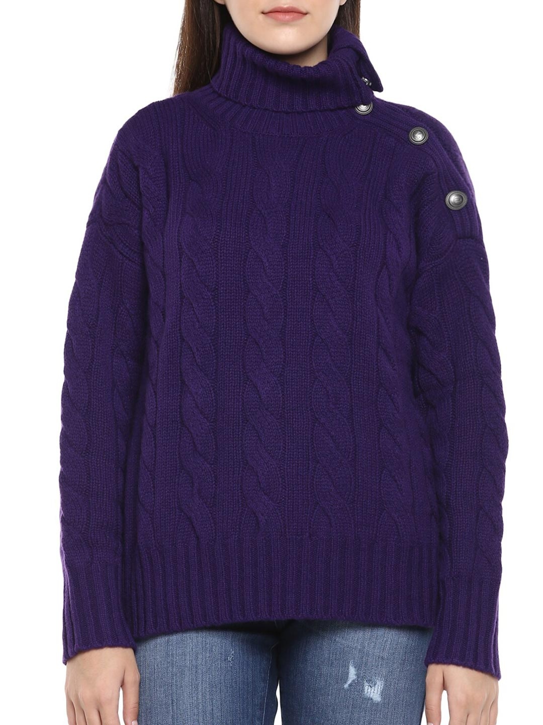

Polo Ralph Lauren Women Purple Sweaters