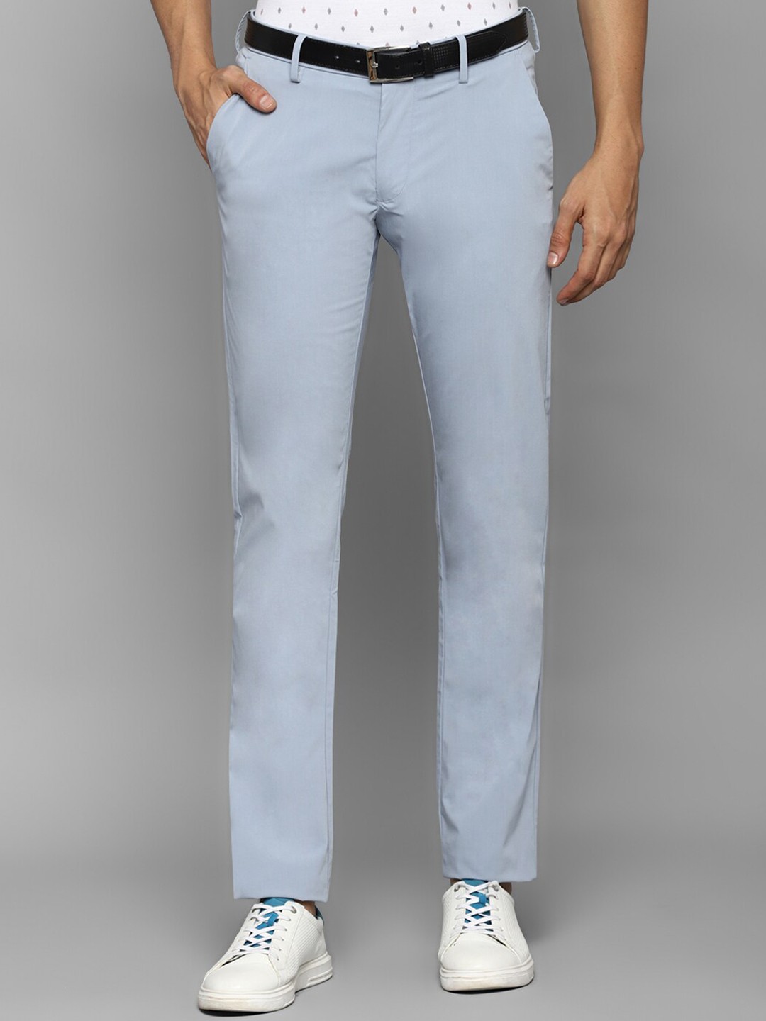 

Allen Solly Men Blue Slim Fit Trousers