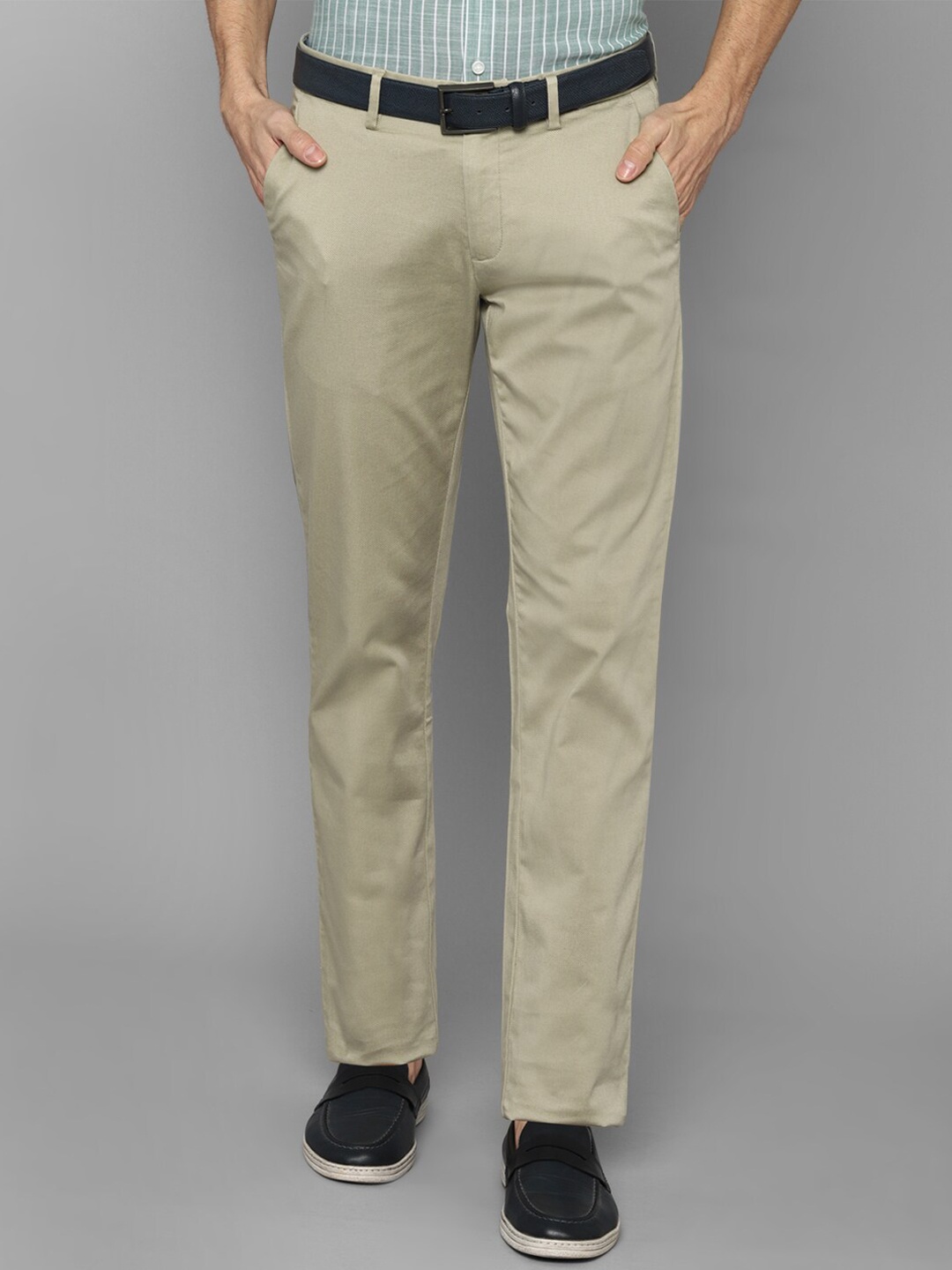 

Allen Solly Men Beige Slim Fit Chinos Trousers