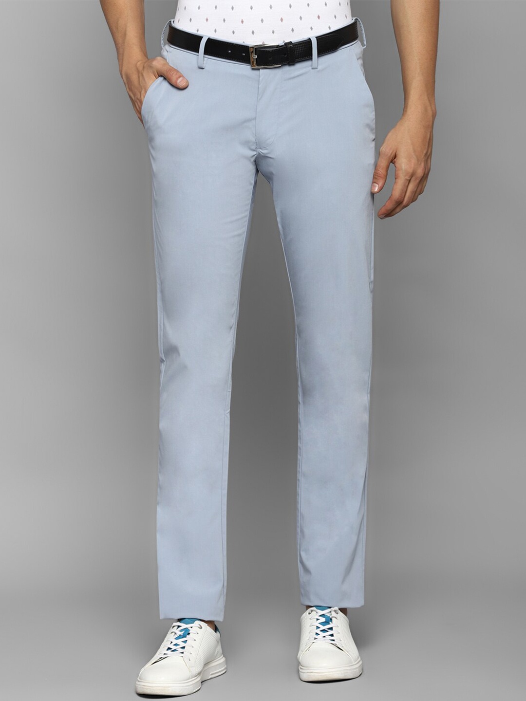 

Allen Solly Men Blue Slim Fit Trousers