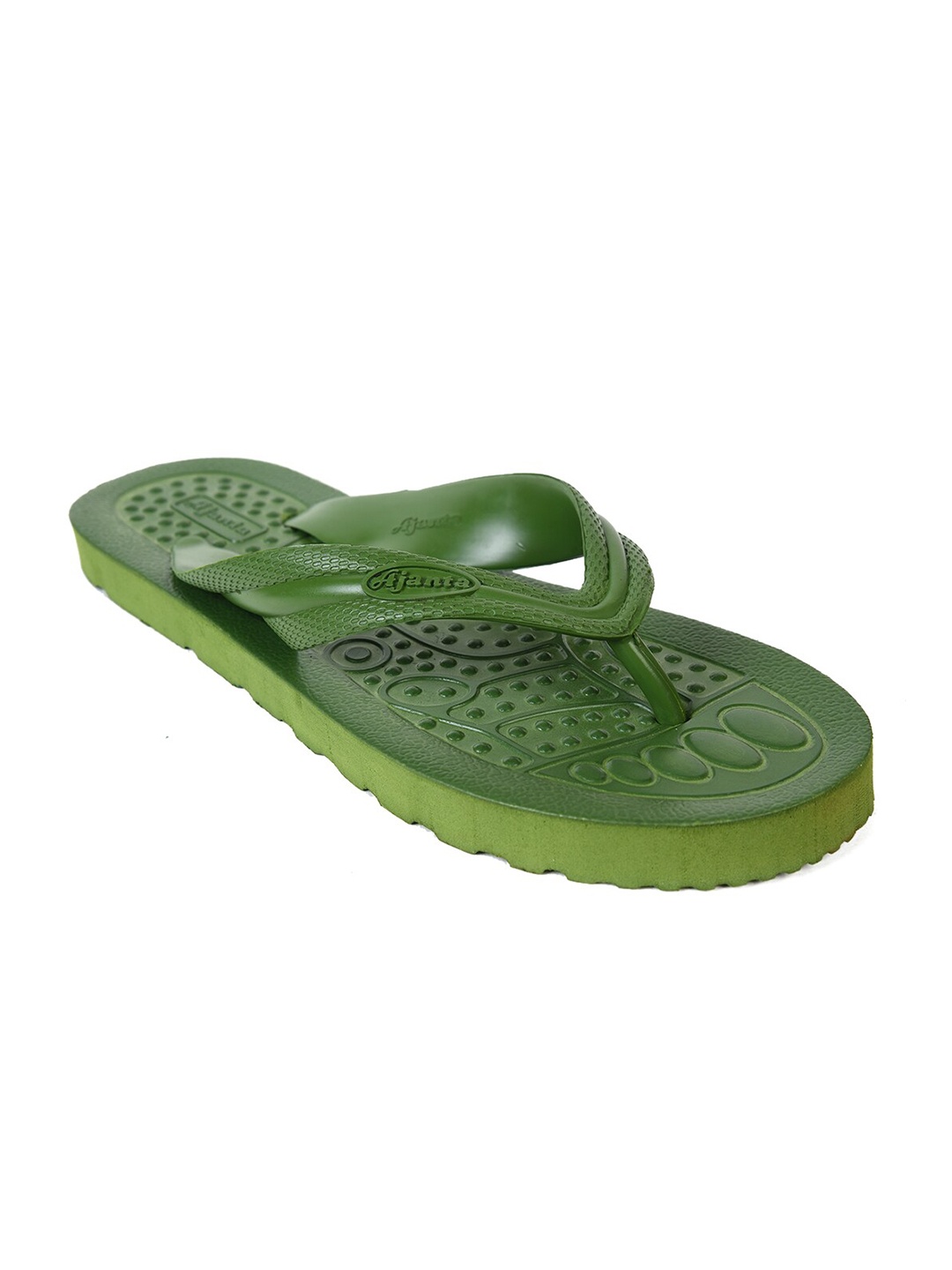 

Ajanta Men Green Rubber Room Slippers