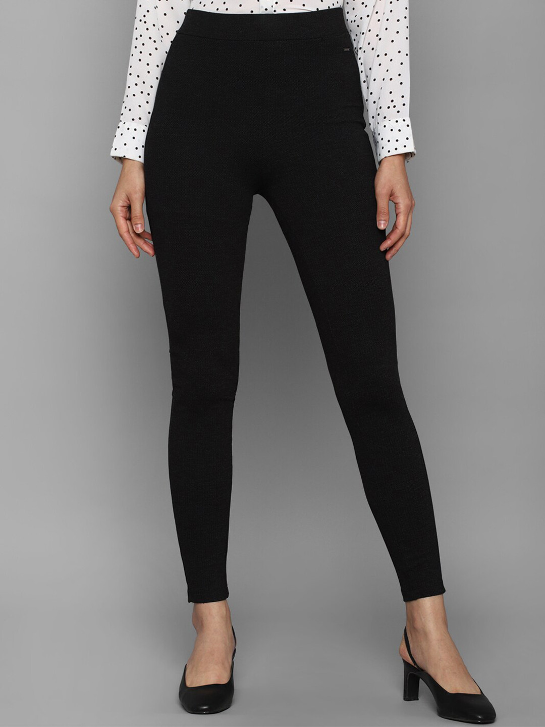 

Allen Solly Woman Women Black Trousers