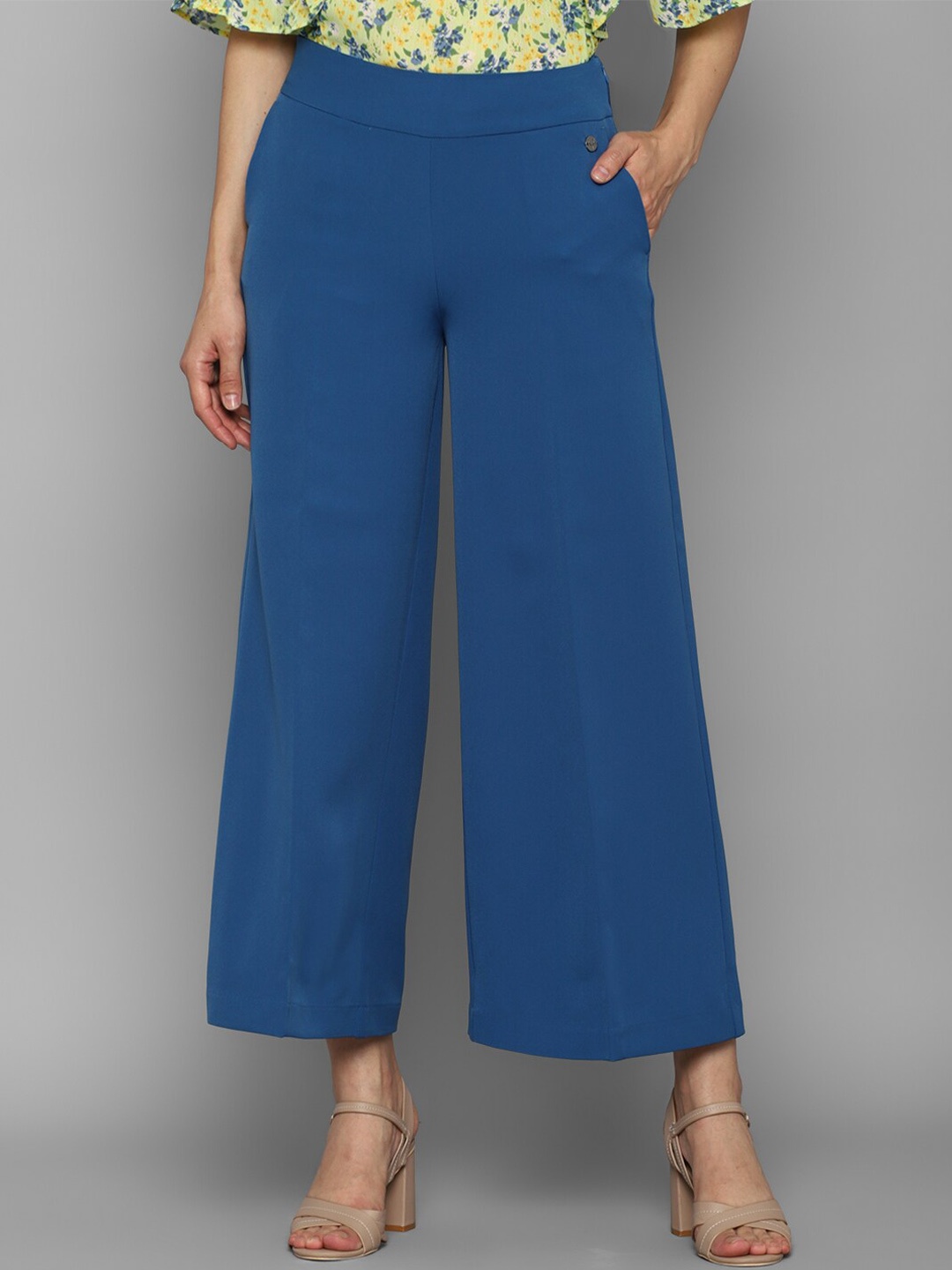 

Allen Solly Woman Women Blue Trousers