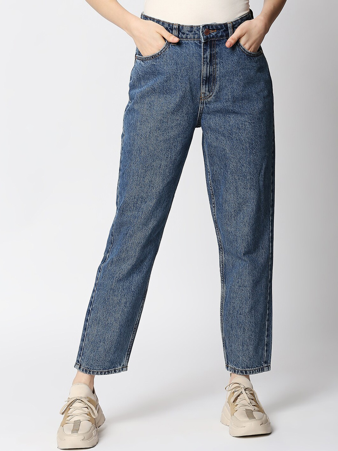 

LOVEGEN Women Blue High-Rise Jeans