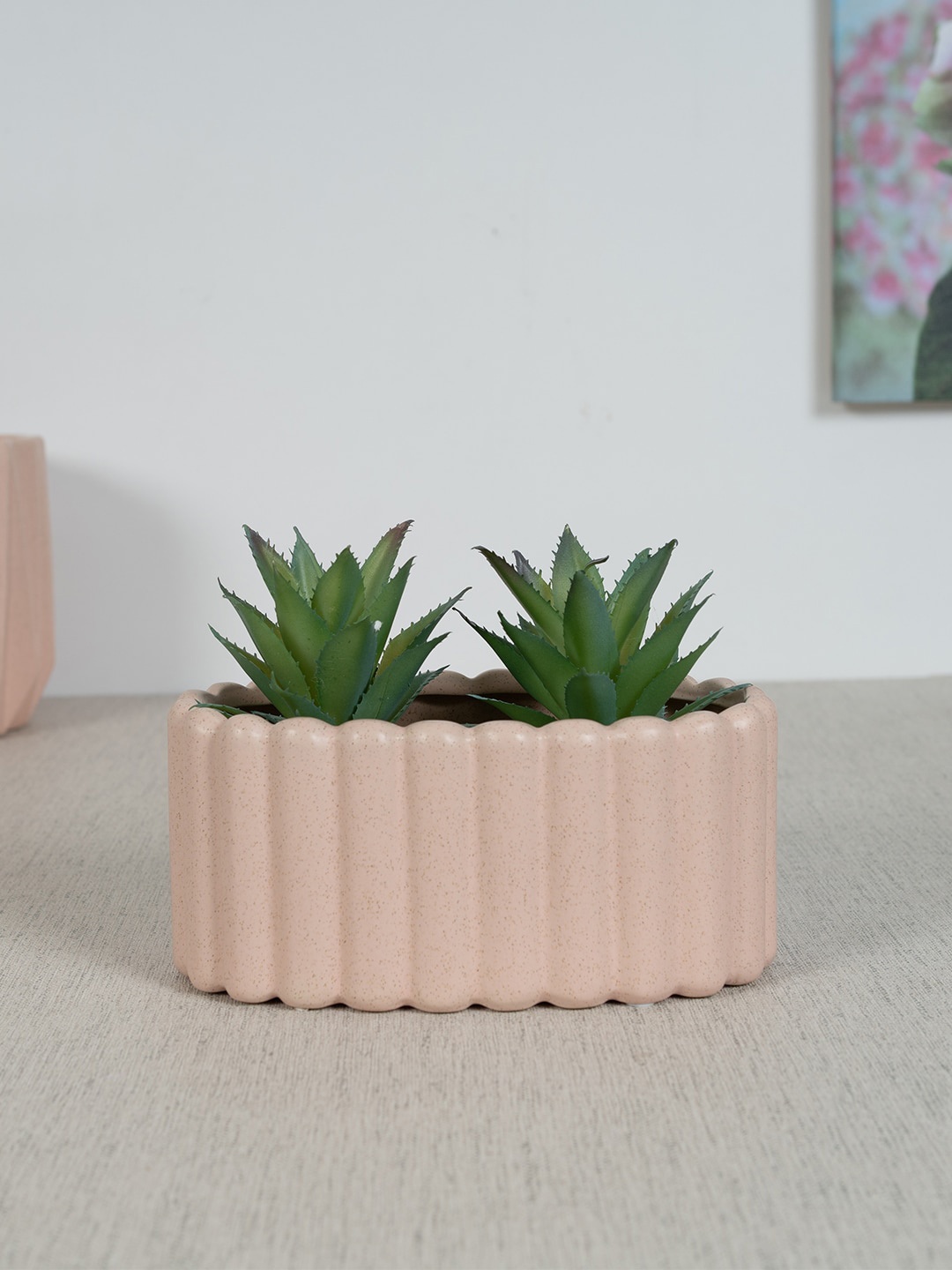 

HomeTown Pink Ceramic Planters