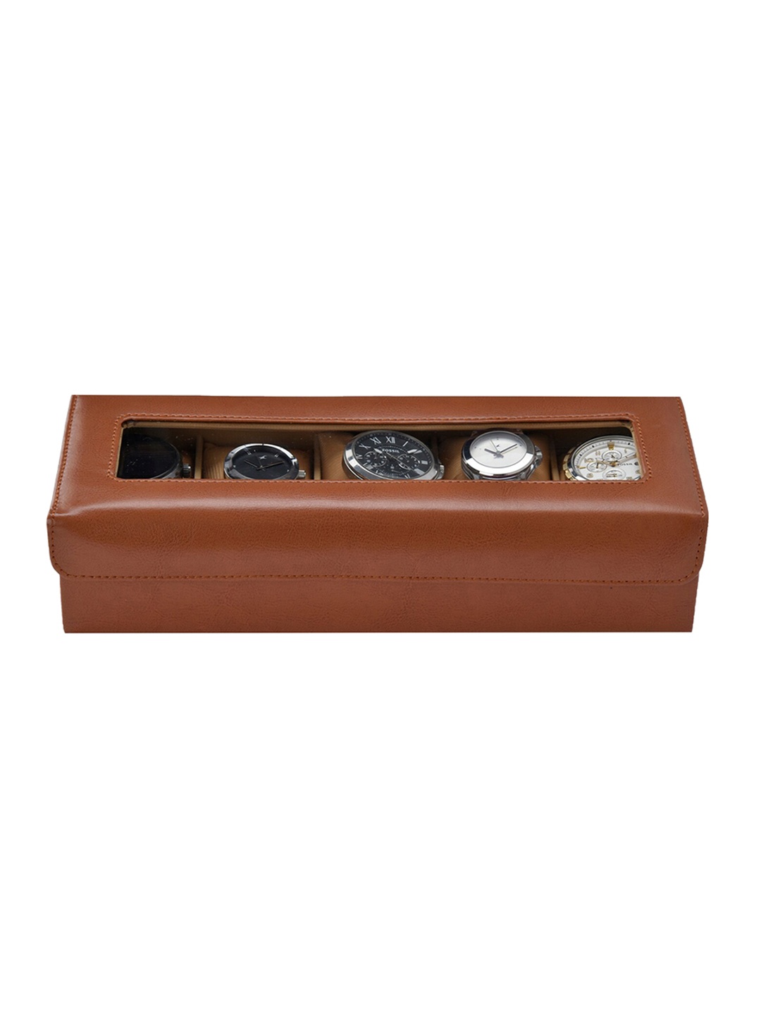 

essart 5 Slot Brown Solid Watch Organiser