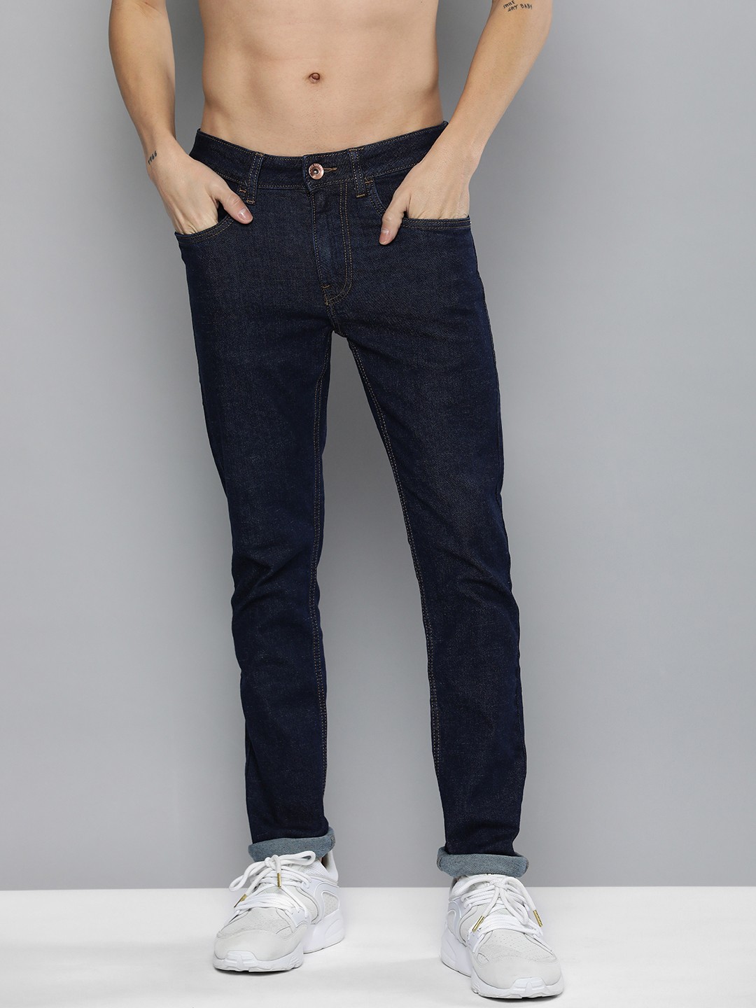

Flying Machine Men Blue Micheal Slim Tapered Fit Stretchable Jeans