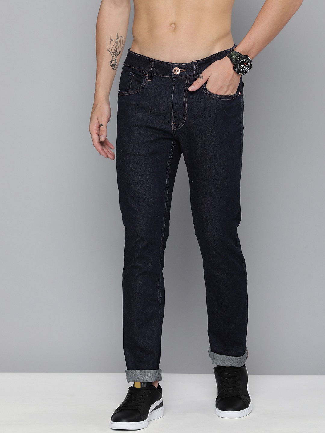 

Flying Machine Men Blue Micheal Slim Fit Mid-Rise Stretchable Jeans