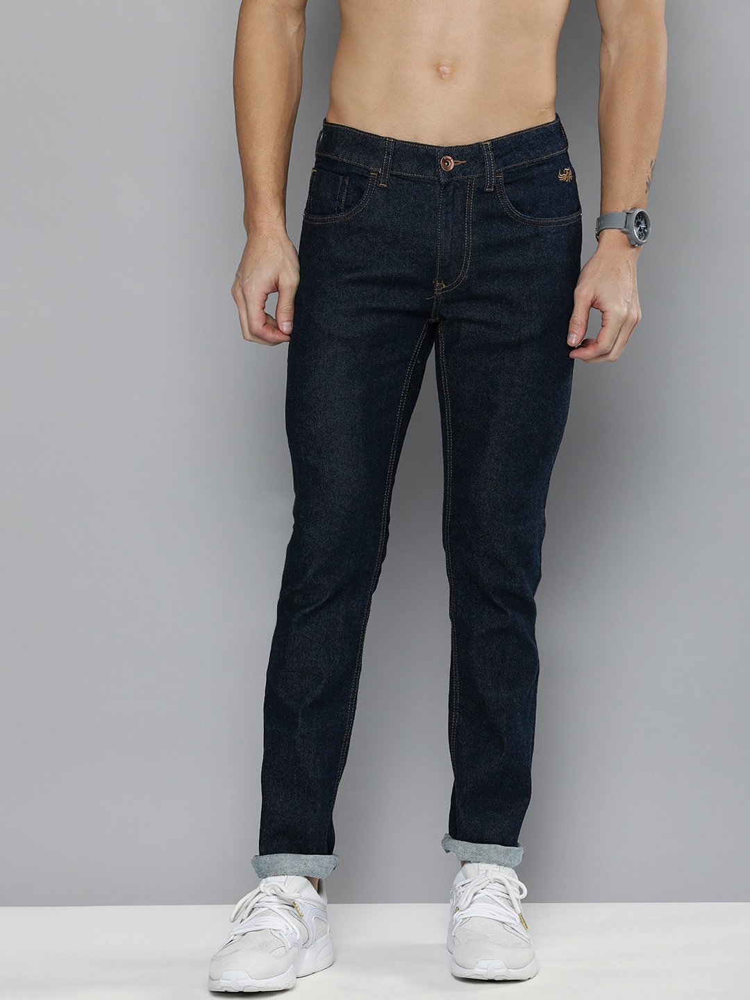 

Flying Machine Men Blue Micheal Slim Fit Stretchable Jeans