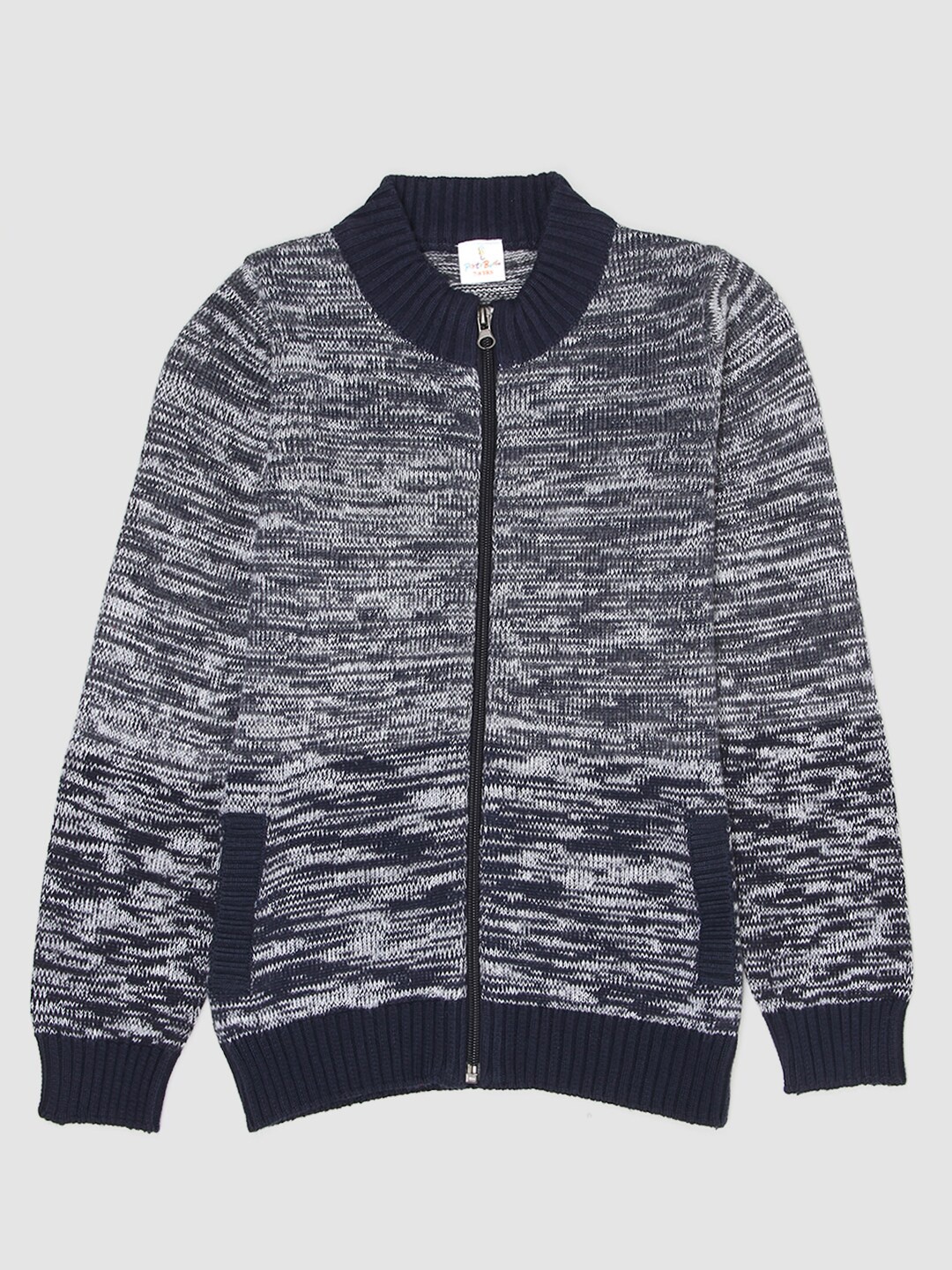

PORTOBELLO Boys Blue Printed Cardigan