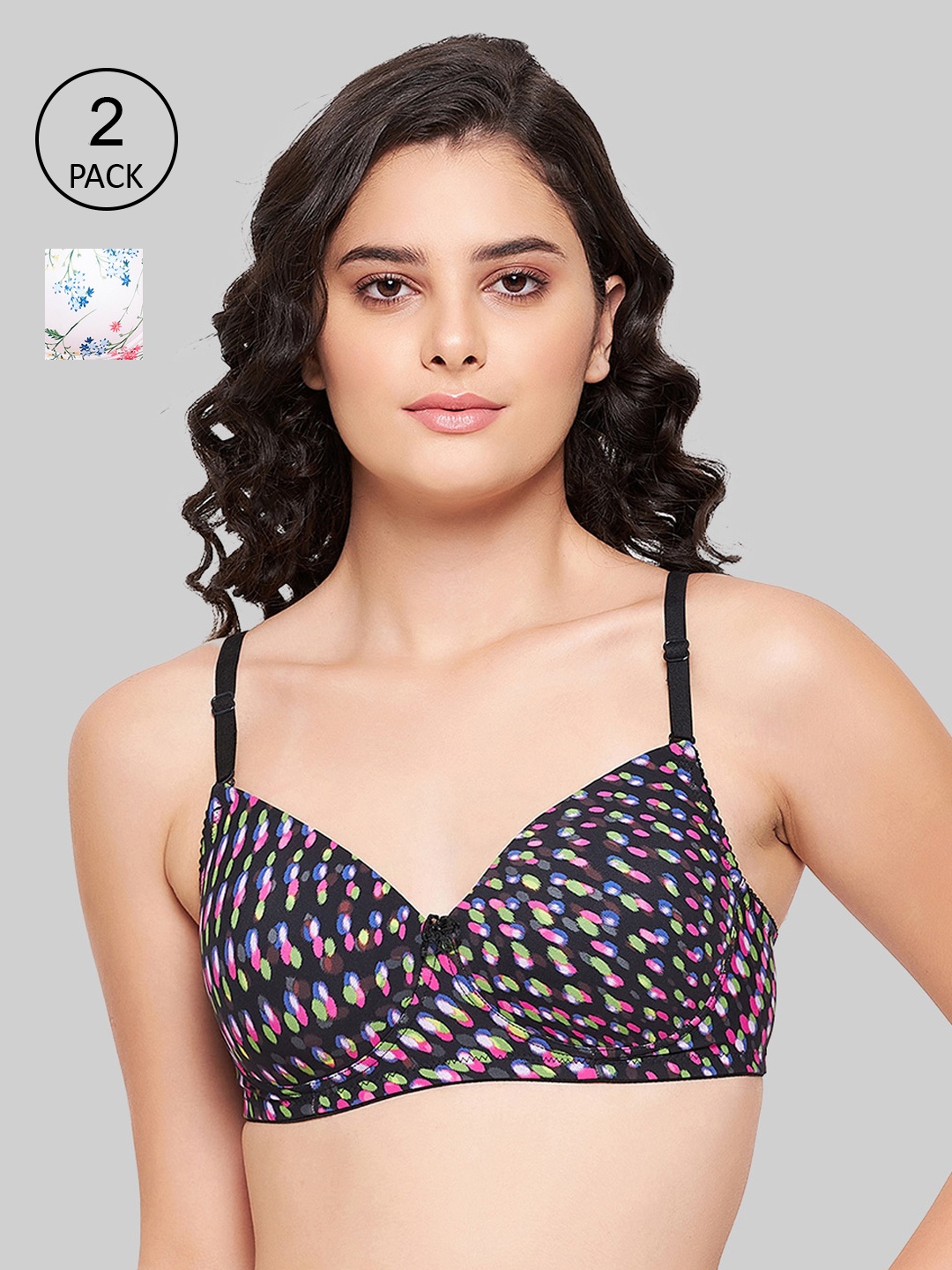 

Clovia Women Multi Bra, Blue