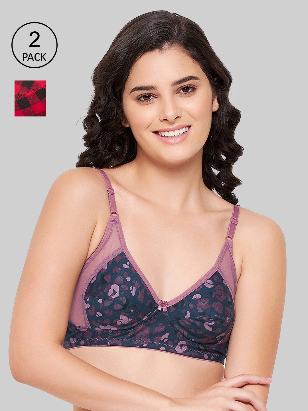 

Clovia Women Multi Bra, Blue