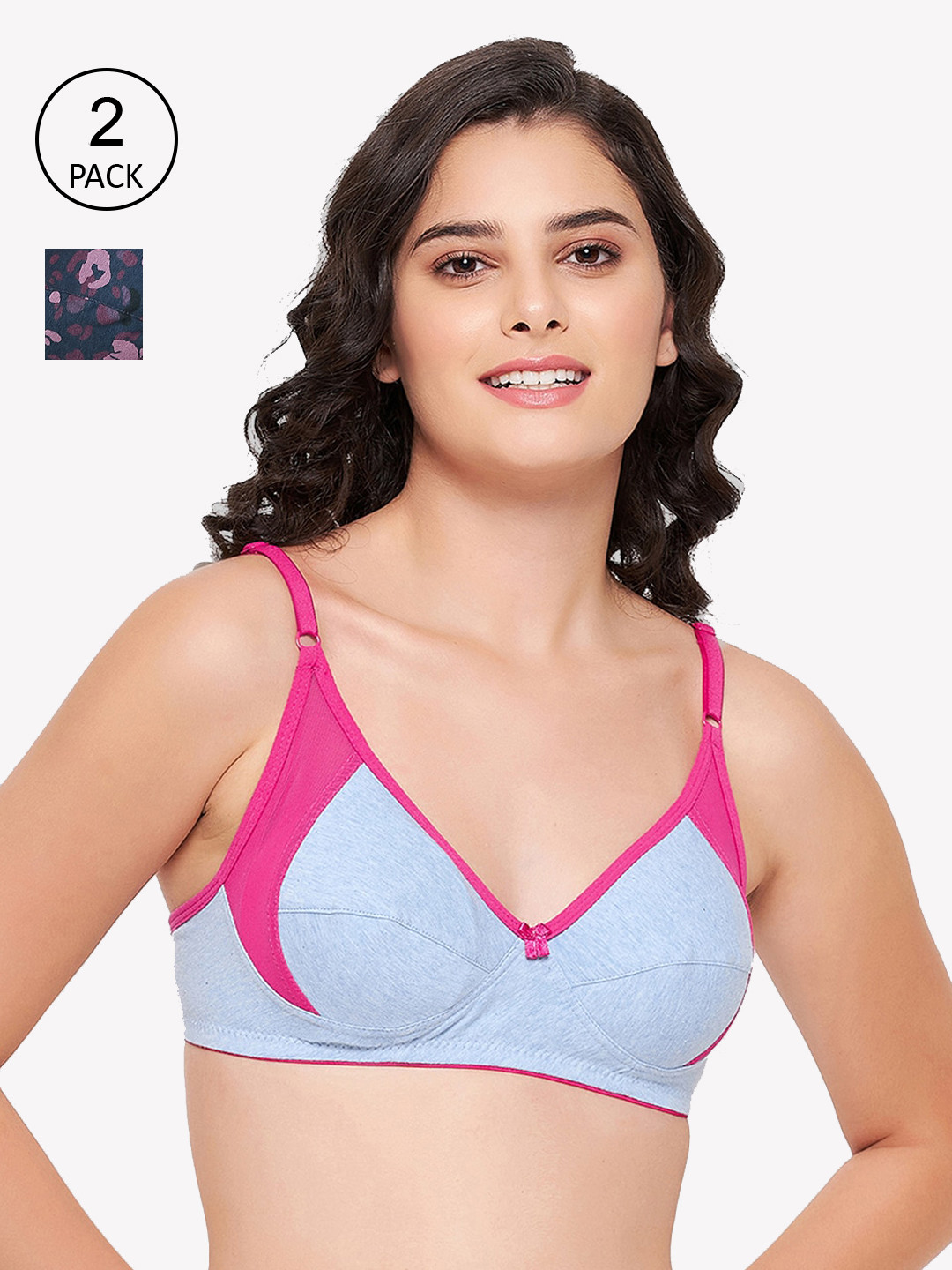 

Clovia Women Multi Bra, Blue