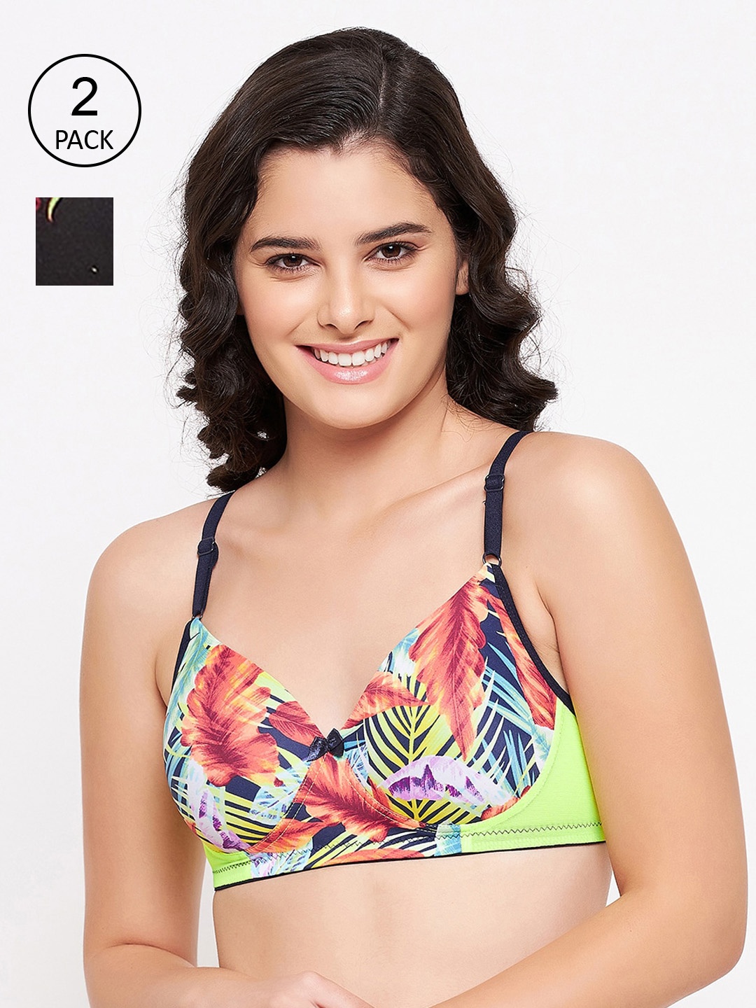 

Clovia Women Multi Bra, Black