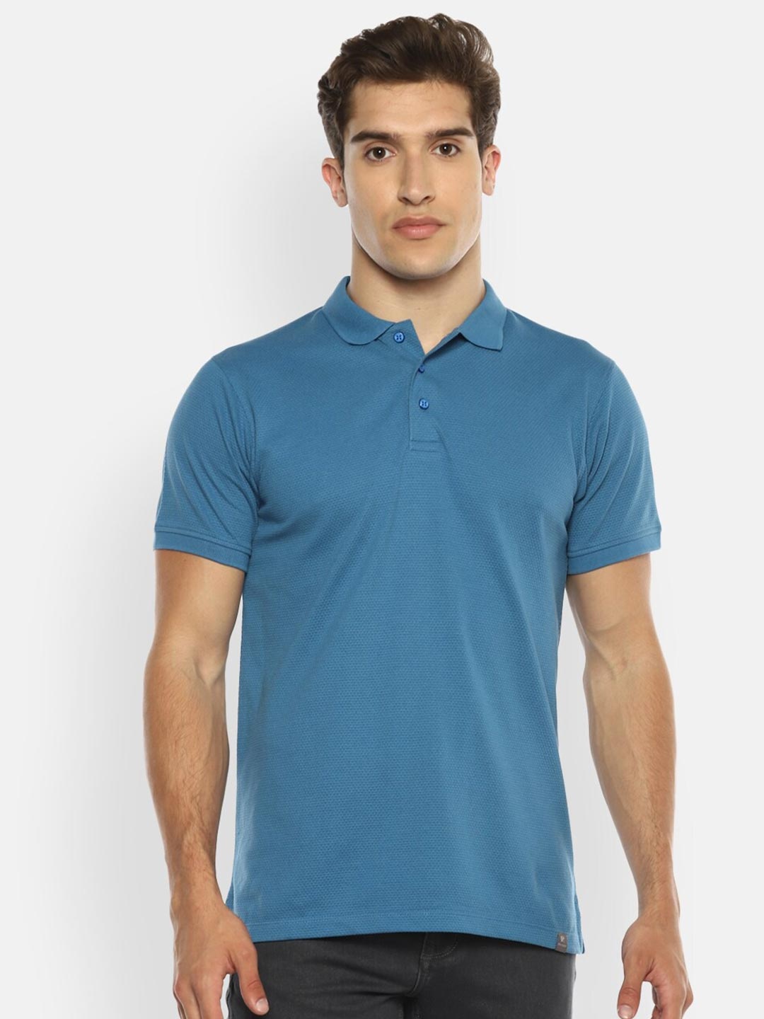 

Red Chief Men Blue Polo Collar T-shirt