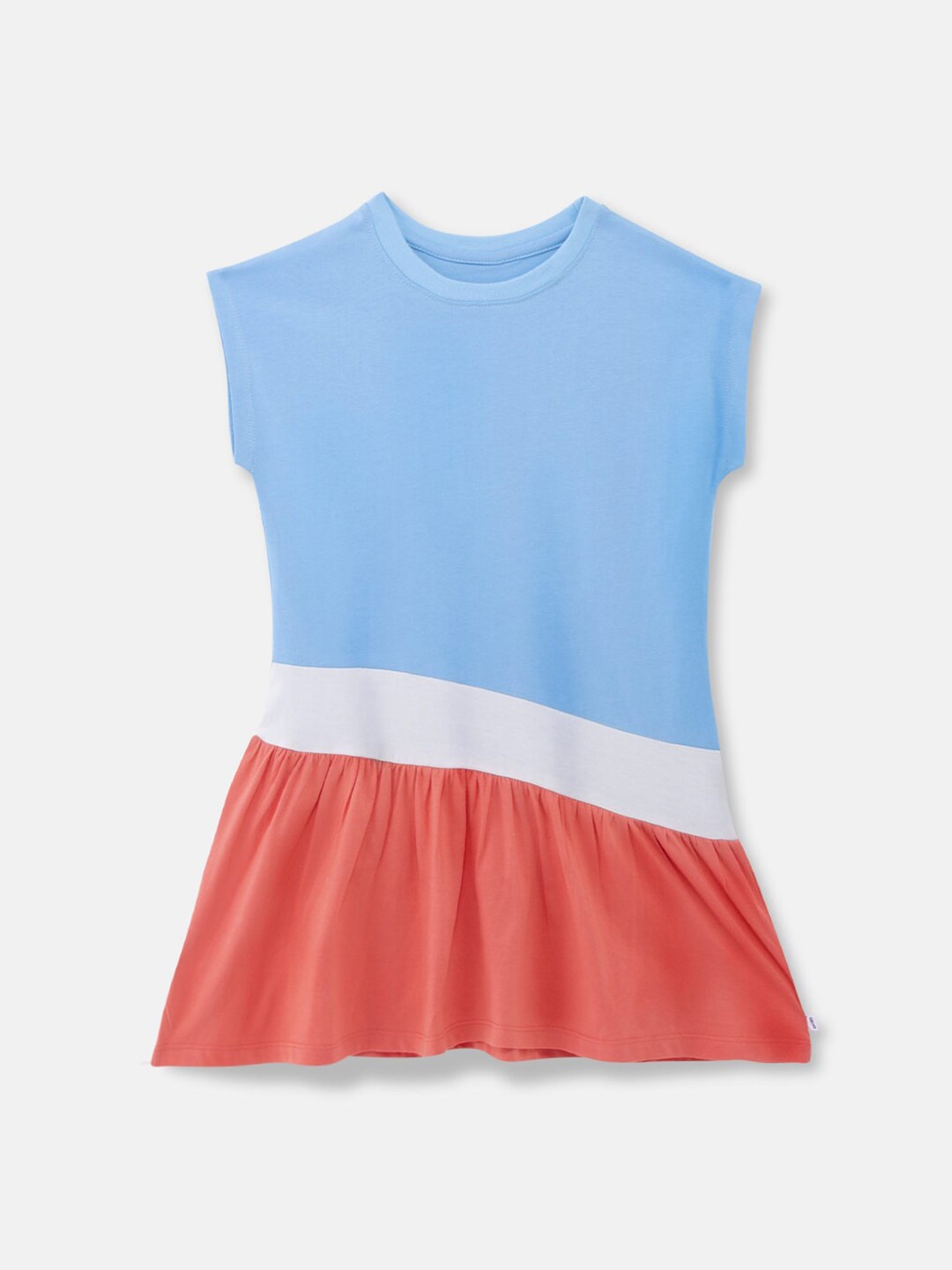 

You Got Plan B Multicoloured Colourblocked Drop-Waist Dress, Multi
