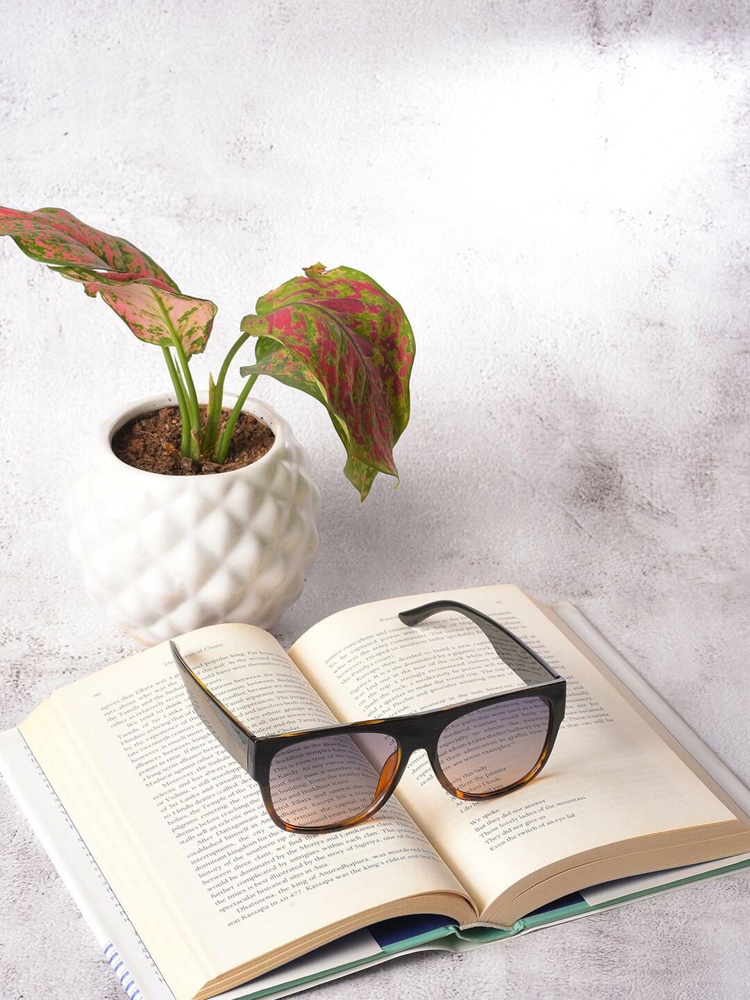 

HAUTE SAUCE by Campus Sutra Unisex Purple Lens & Black Wayfarer Sunglasses with Polarised Lens
